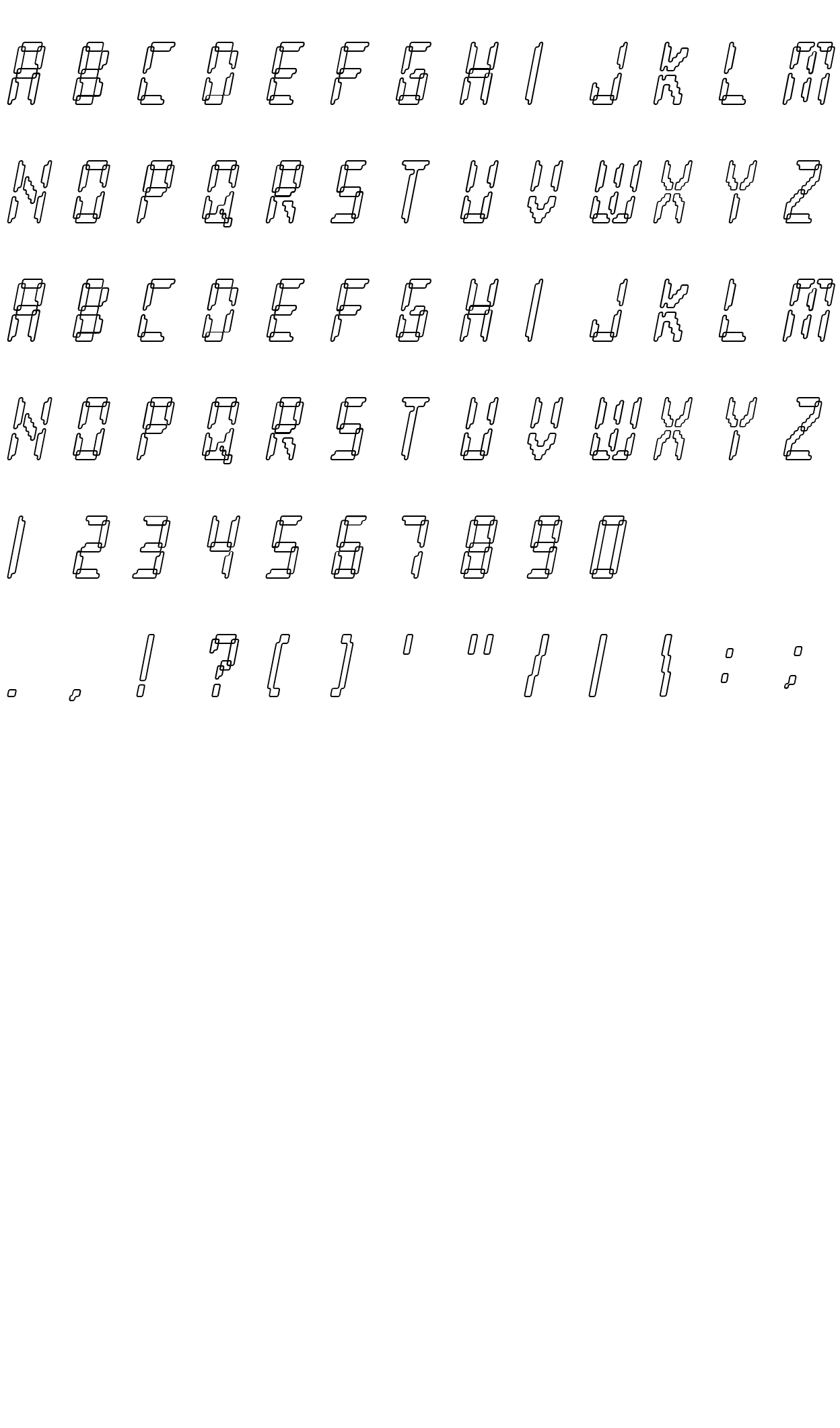 Шрифт Loopy Italic