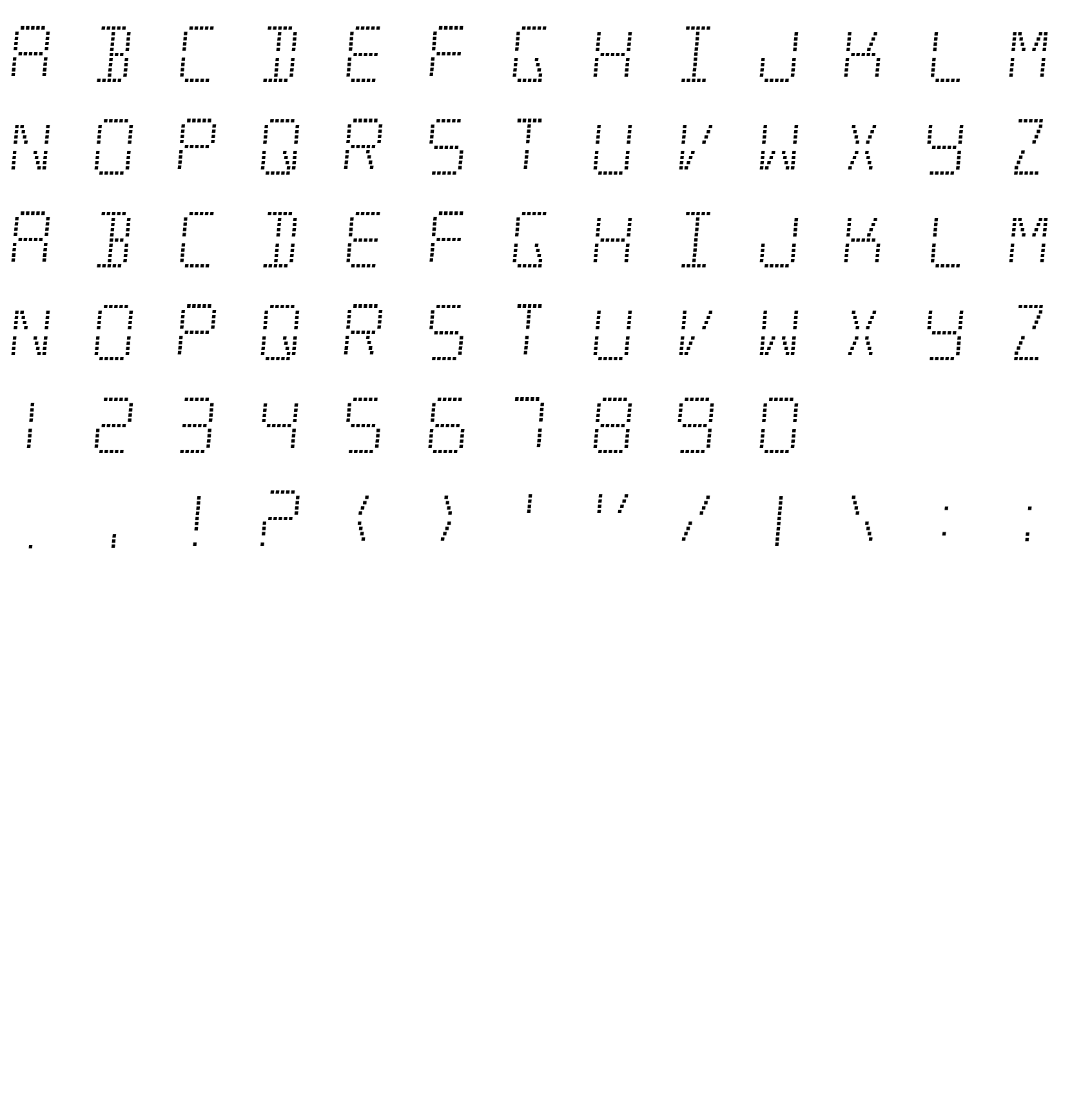 Шрифт Minisystem