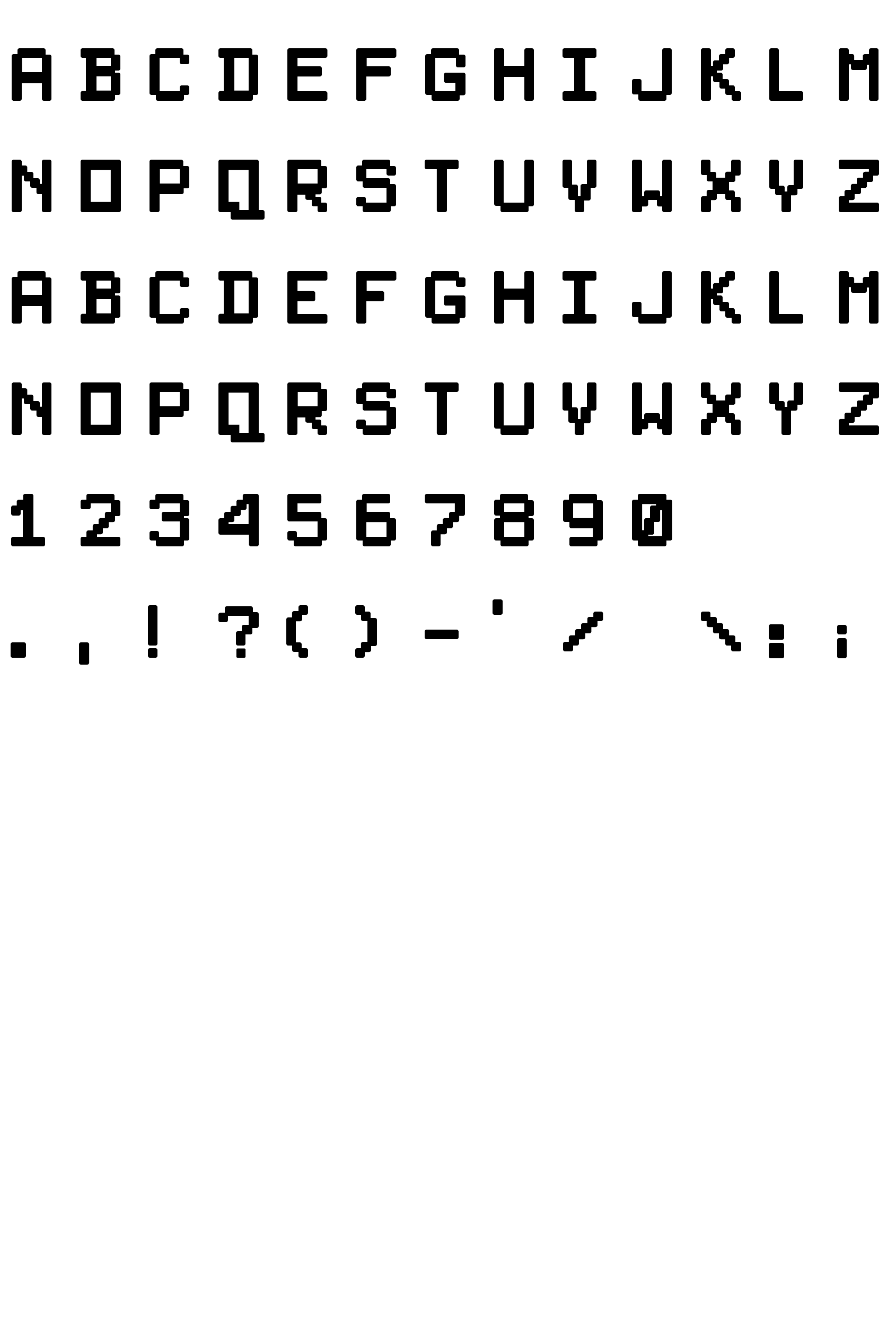 Шрифт PixelSplitter-Bold