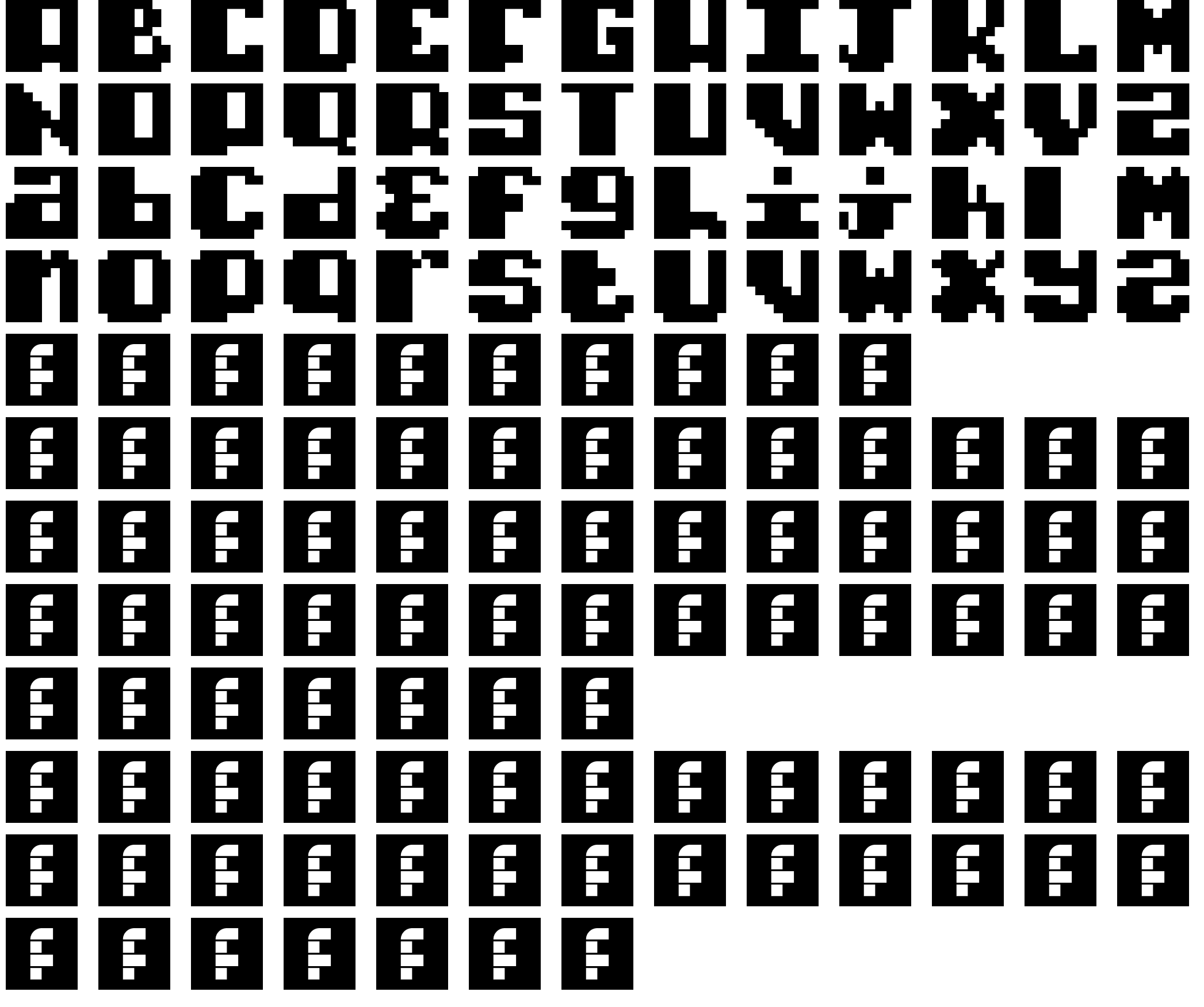 Шрифт Typo pixel Regular