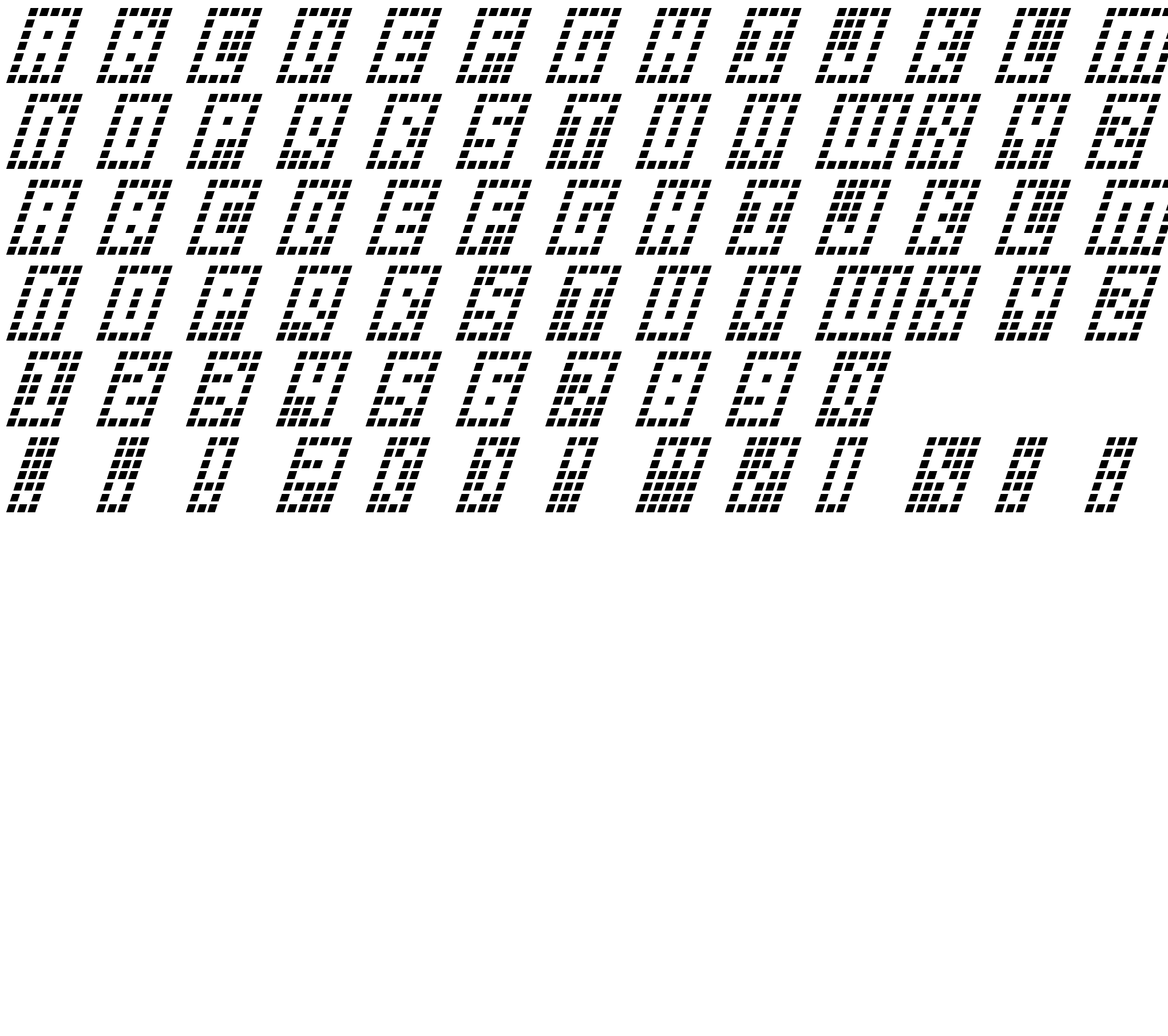 Шрифт Y-Grid Italic