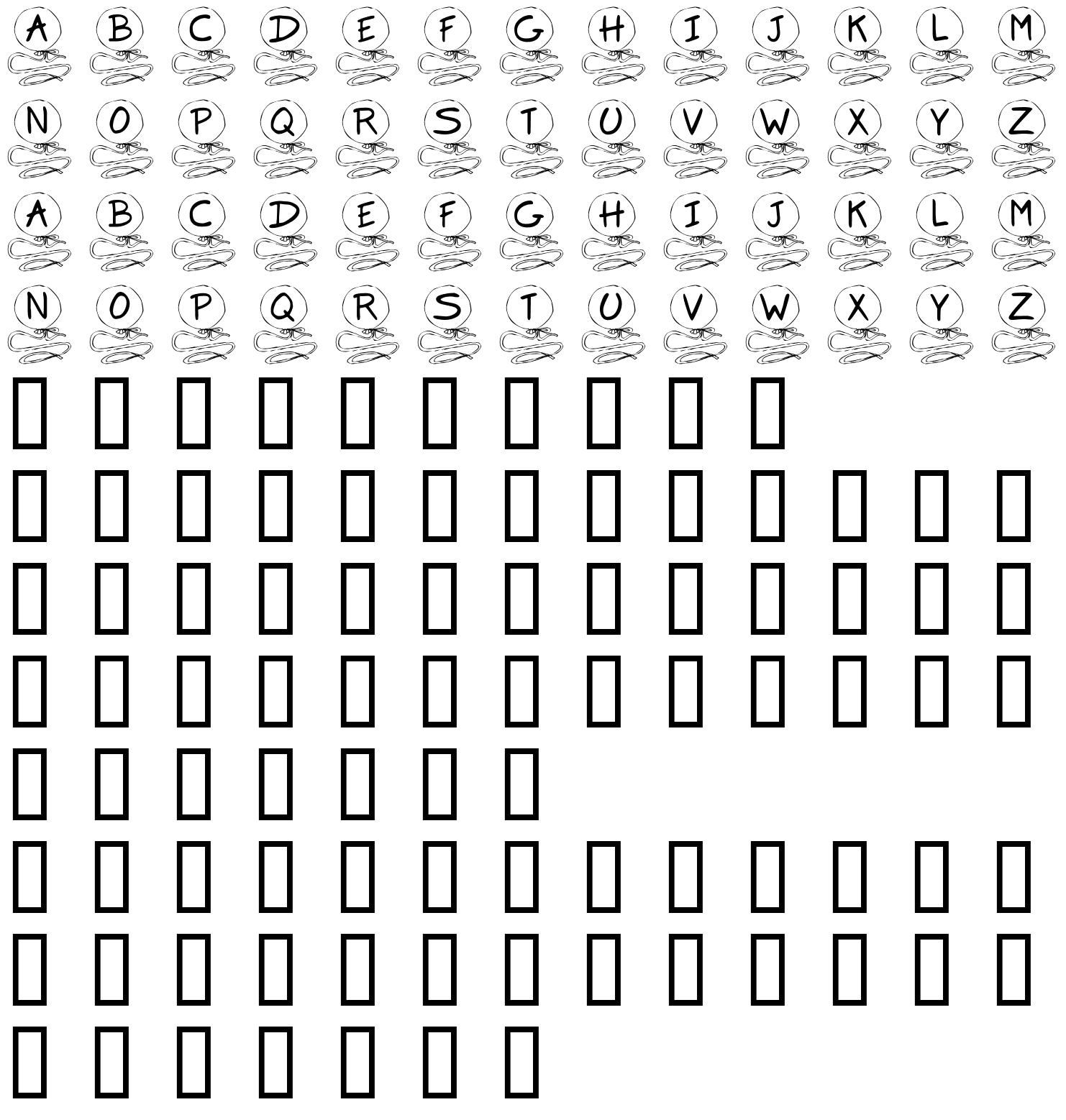 Шрифт KR Balloon