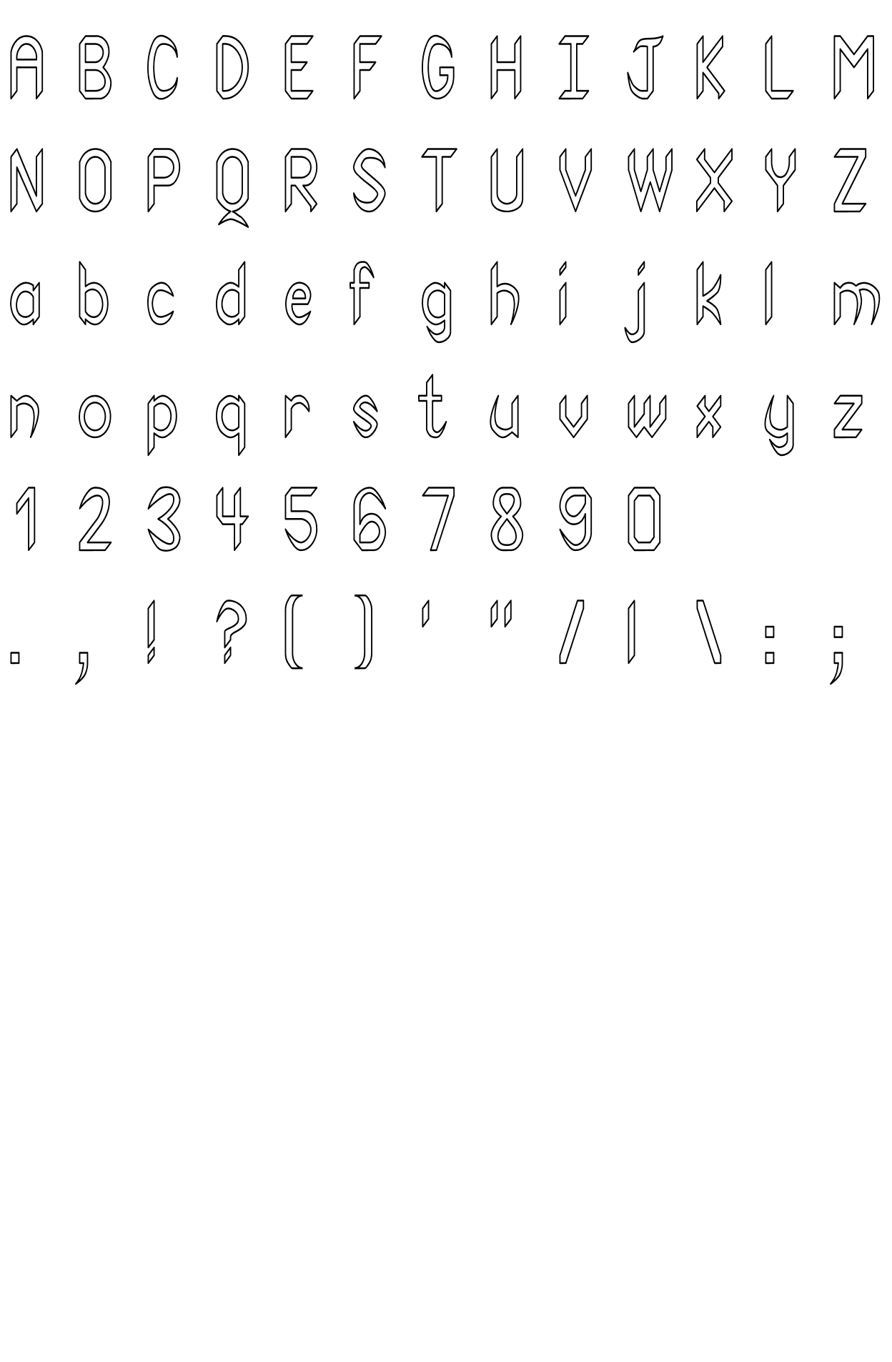 Шрифт CanaithHC