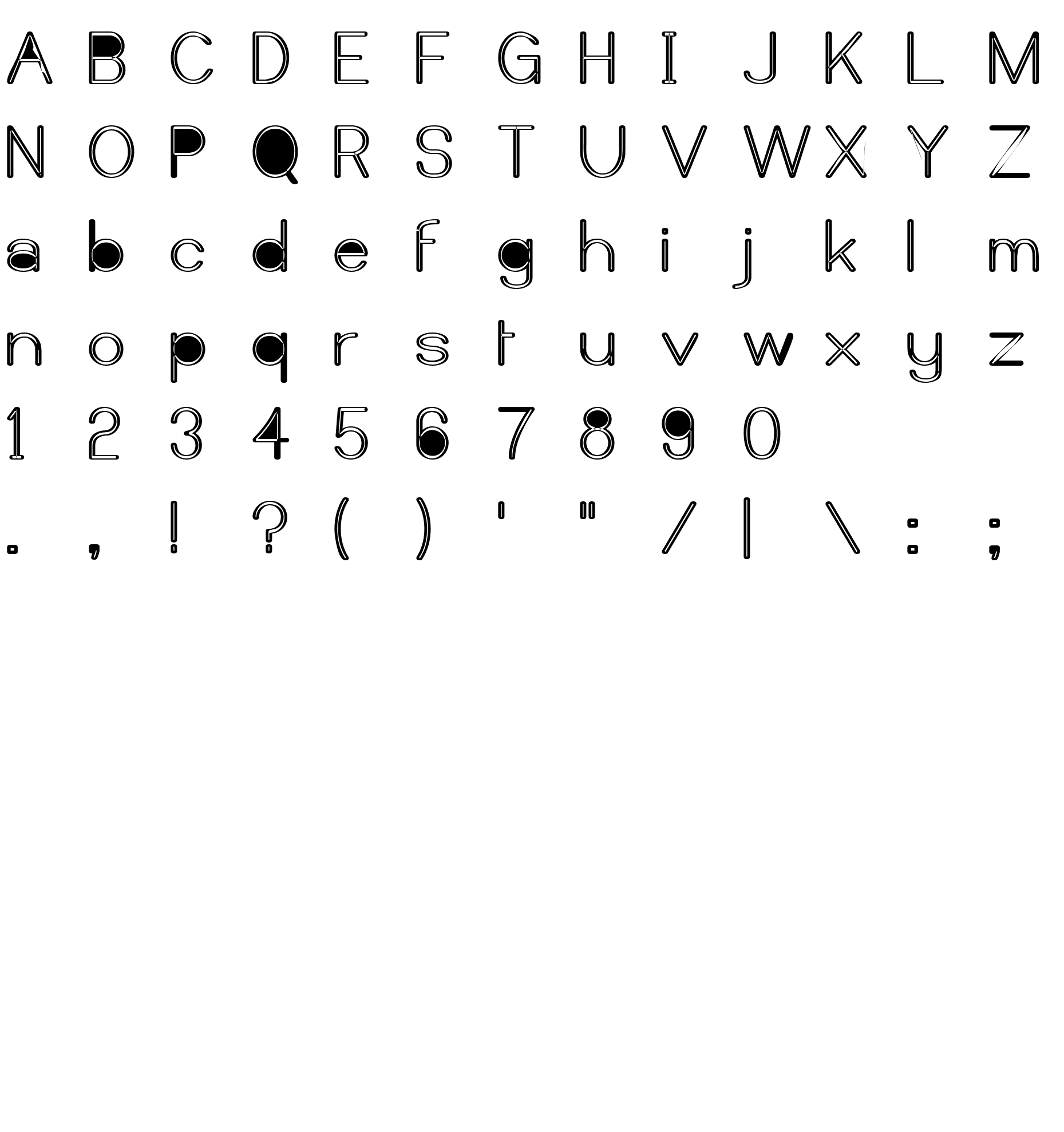 Шрифт Castorgate - Messed