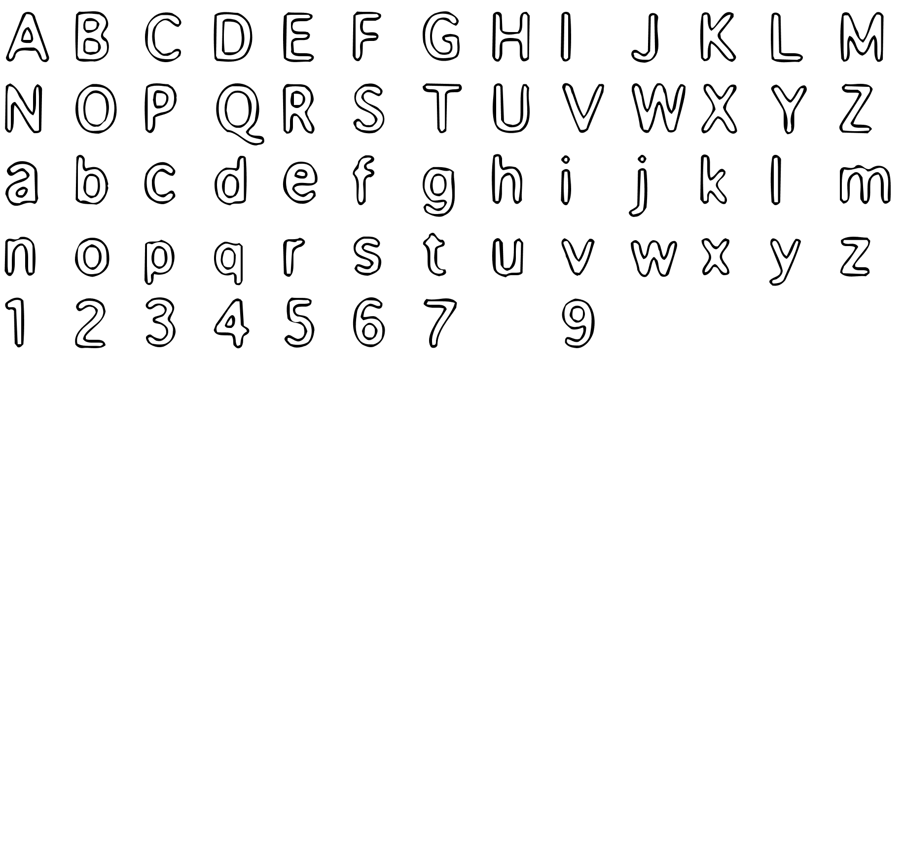 Шрифт Enemafont