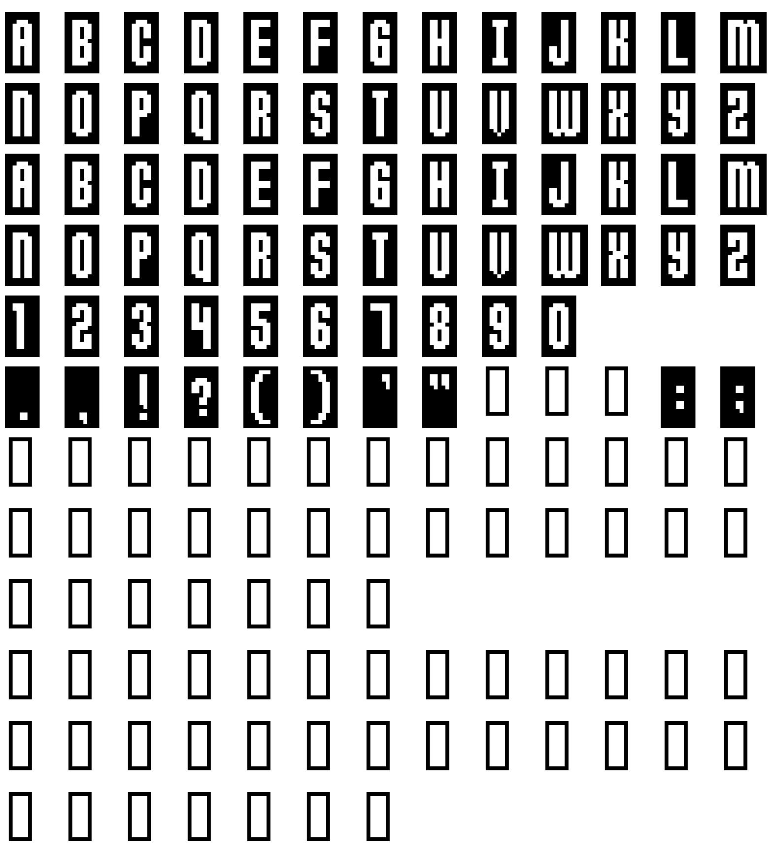 Шрифт Anticlimax