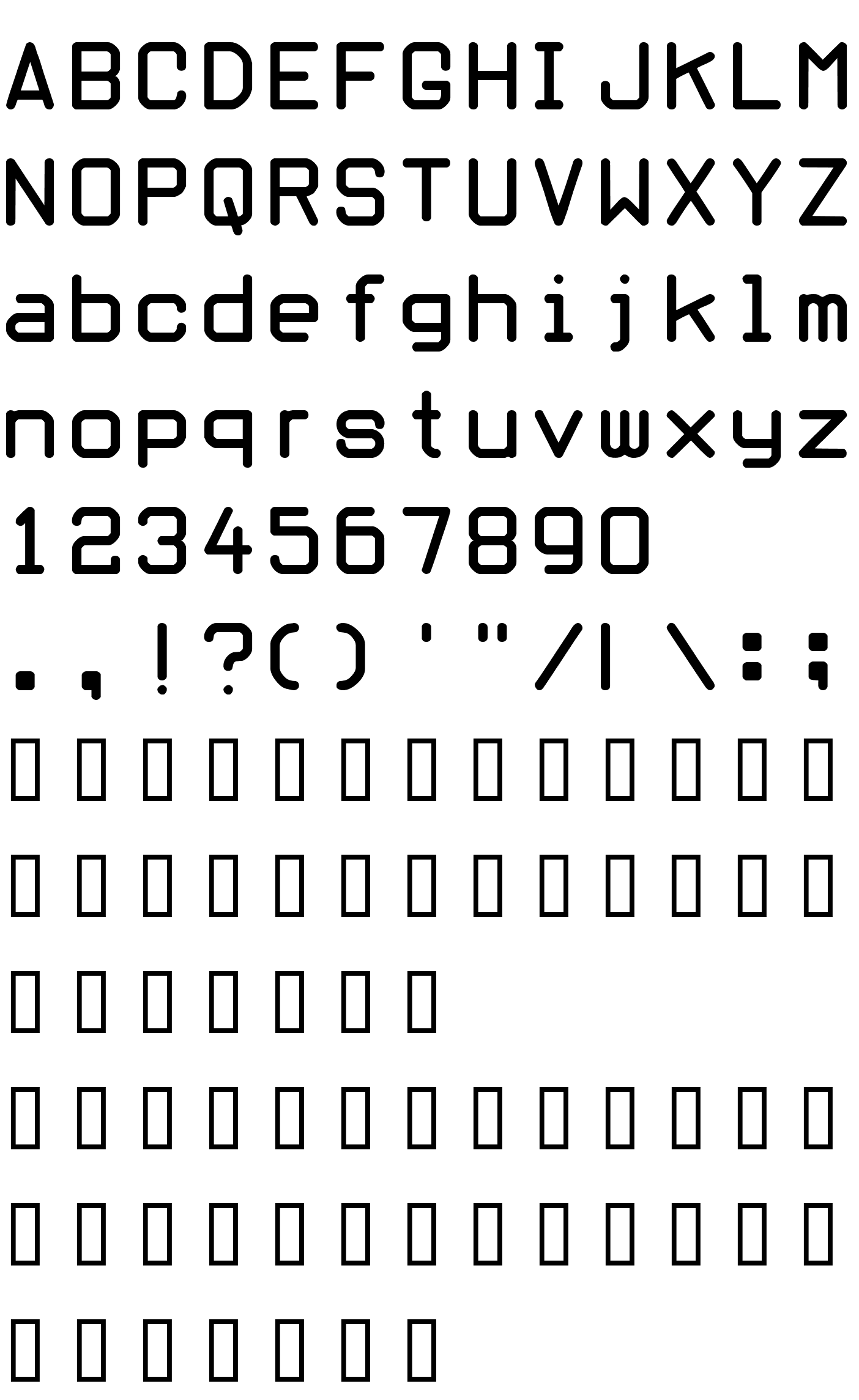 Шрифт Oblivious font