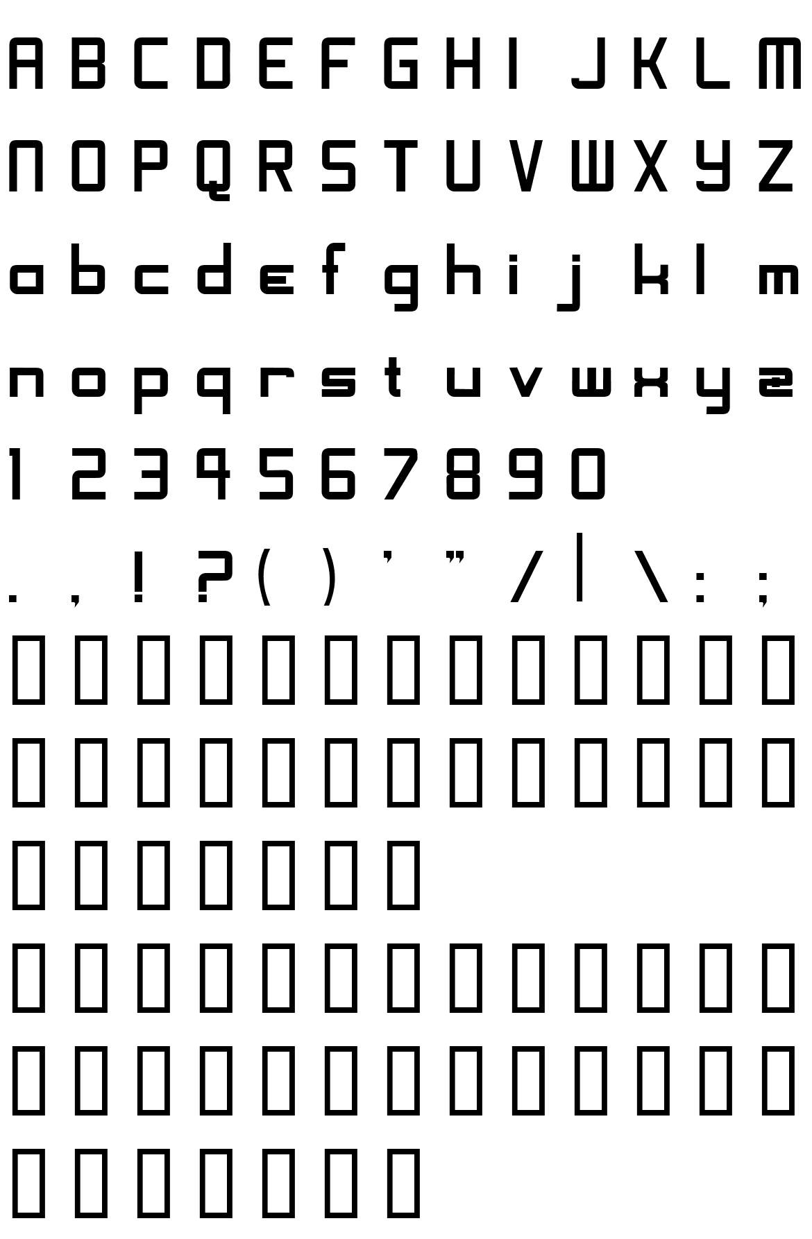 Шрифт ShoomVertical Normal