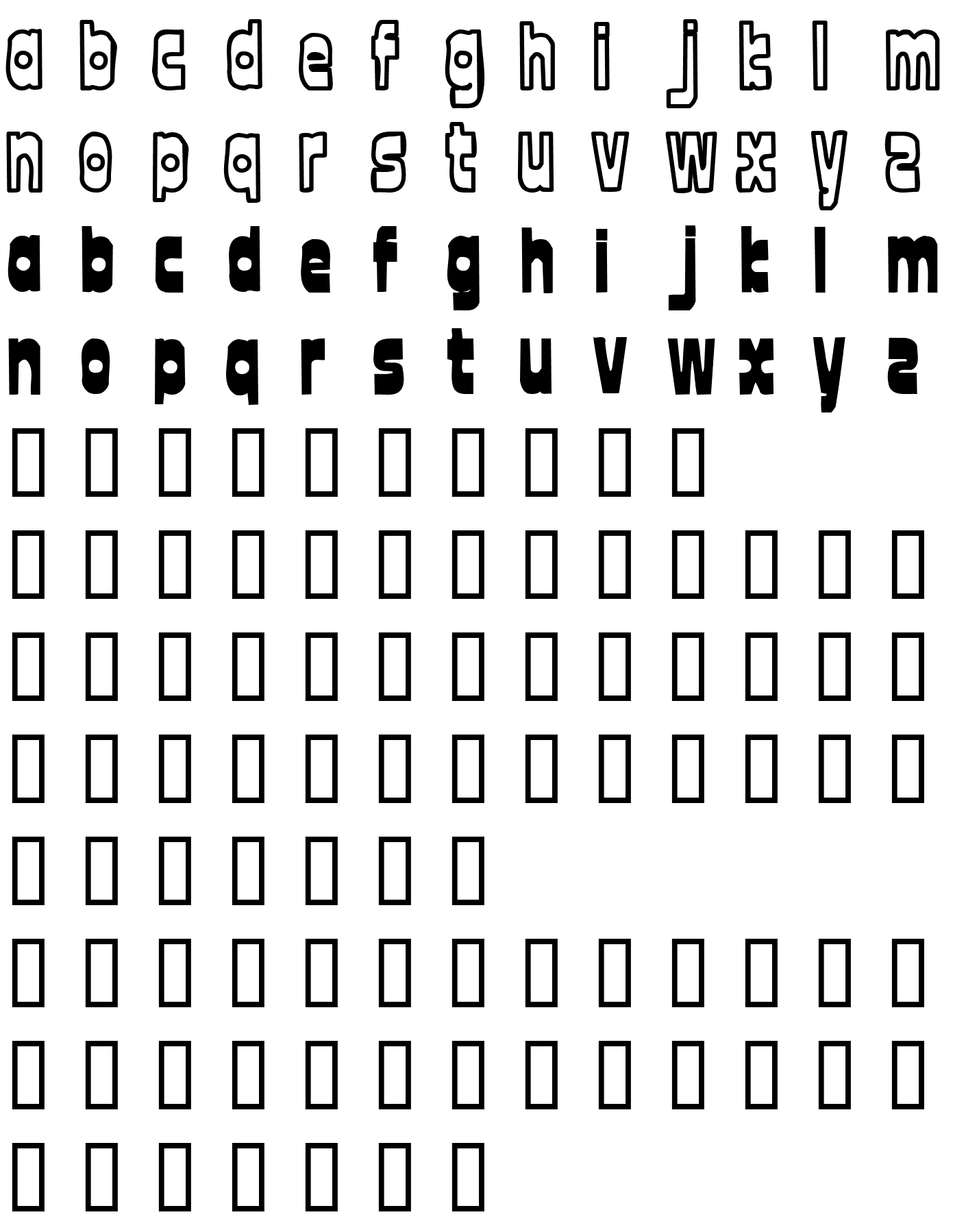 Шрифт font twelve