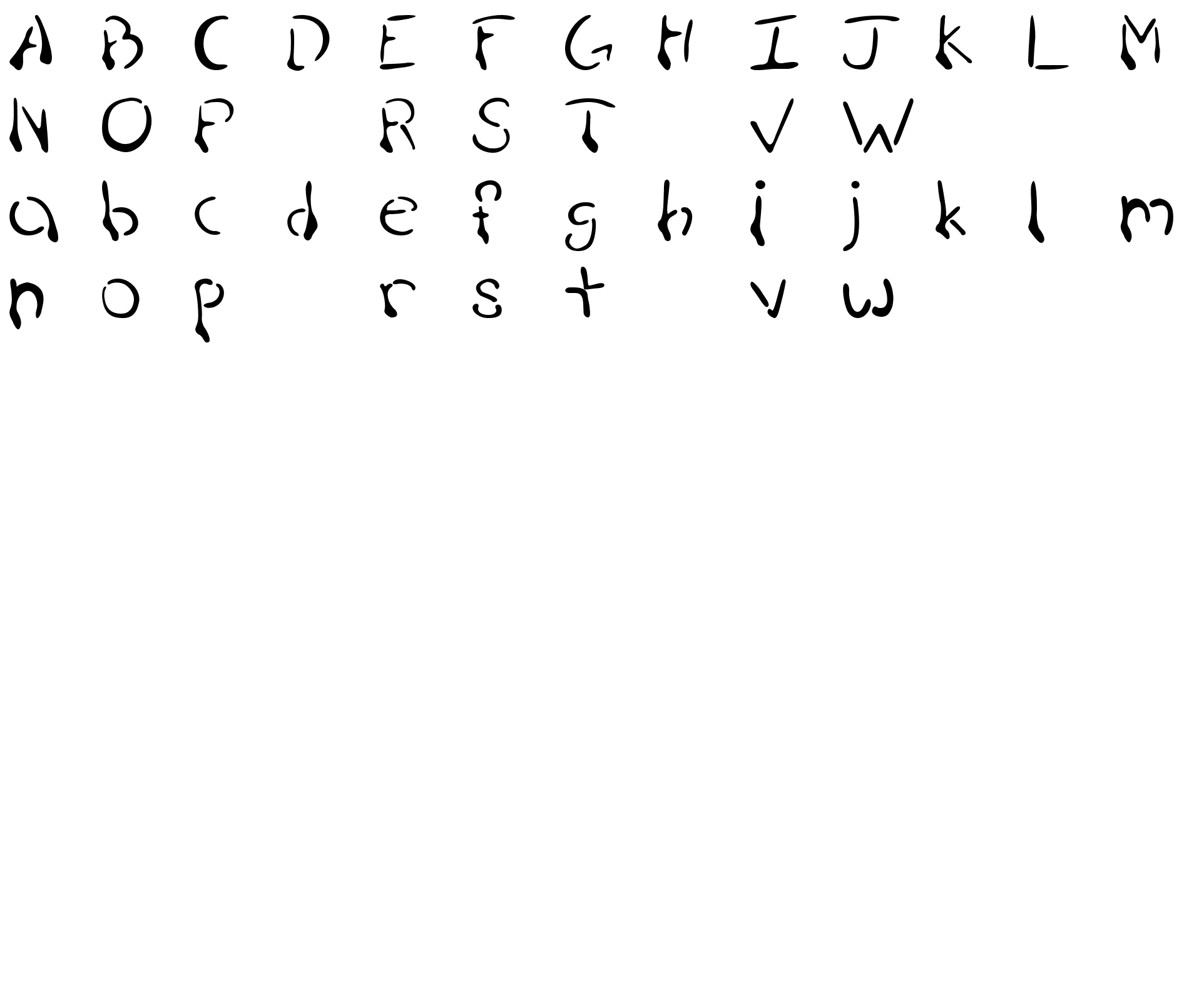 Шрифт Puddle Oozing