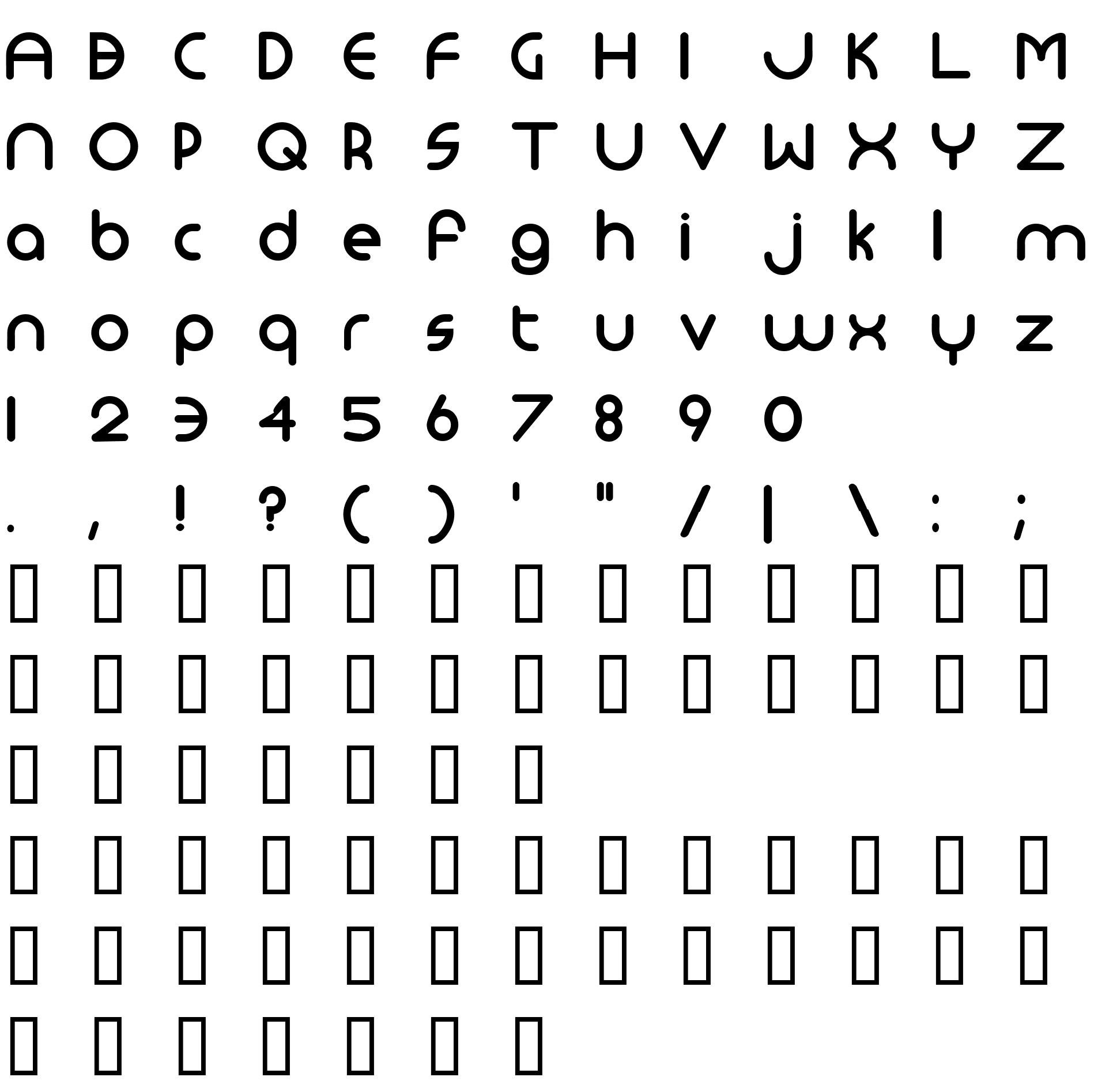 Шрифт Monoglyceride Bold