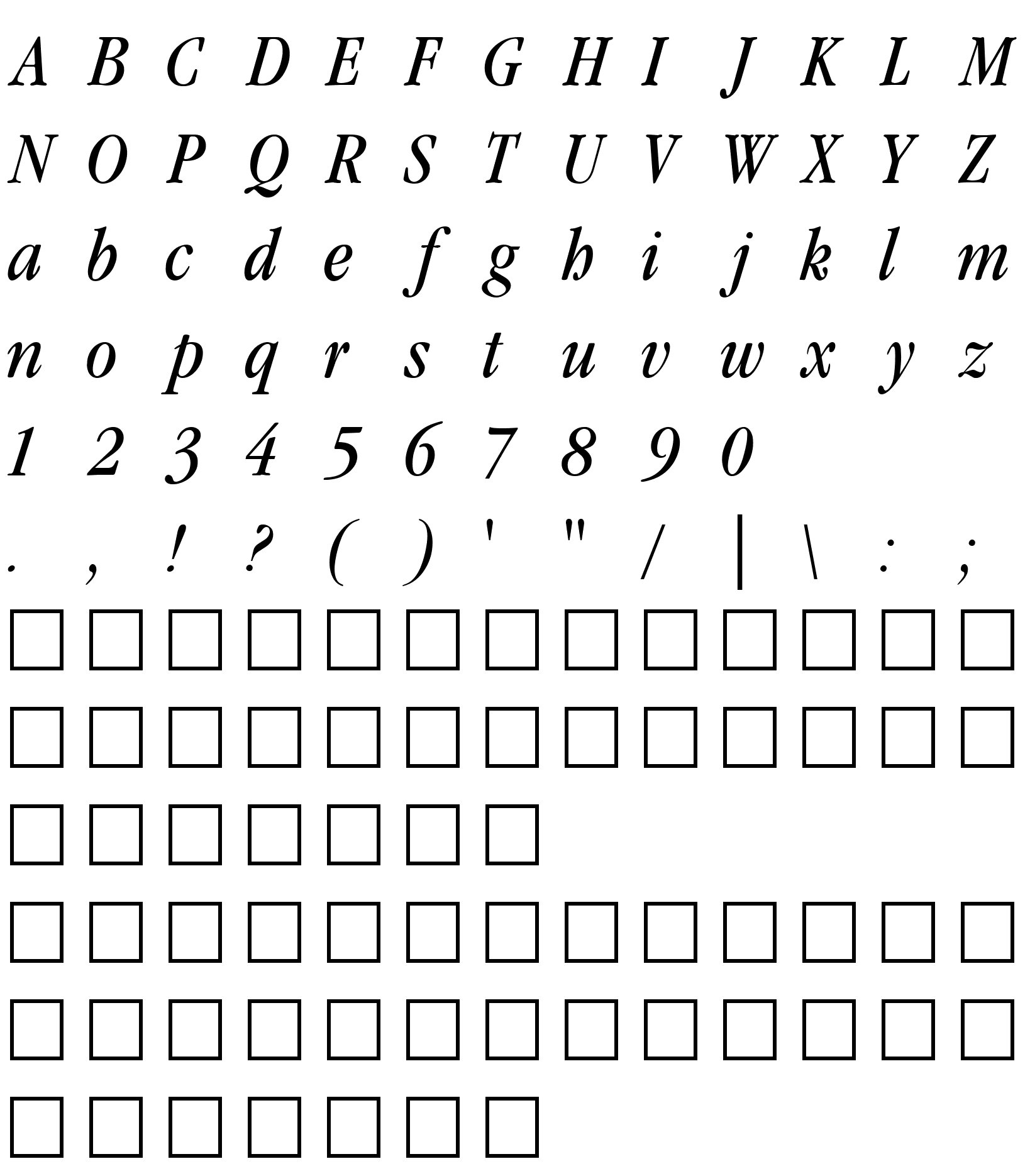 Шрифт Garamondcond Light Italic