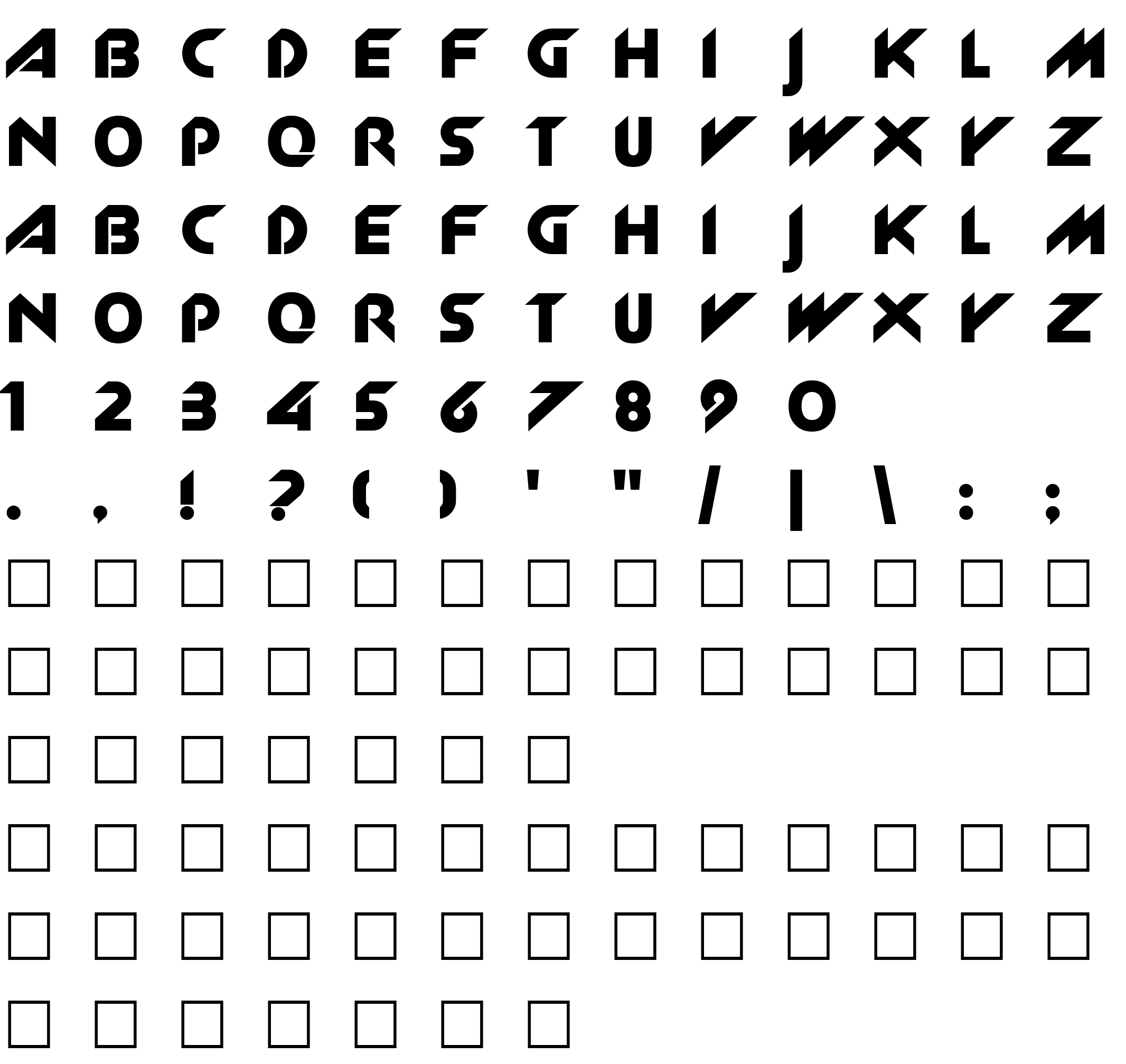 Шрифт New_Zelek