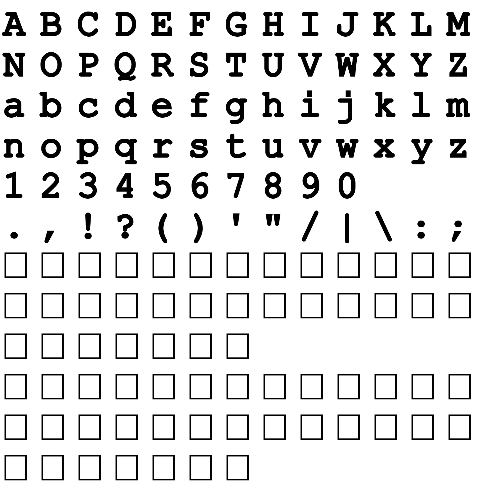 Шрифт ER Kurier 866 Bold