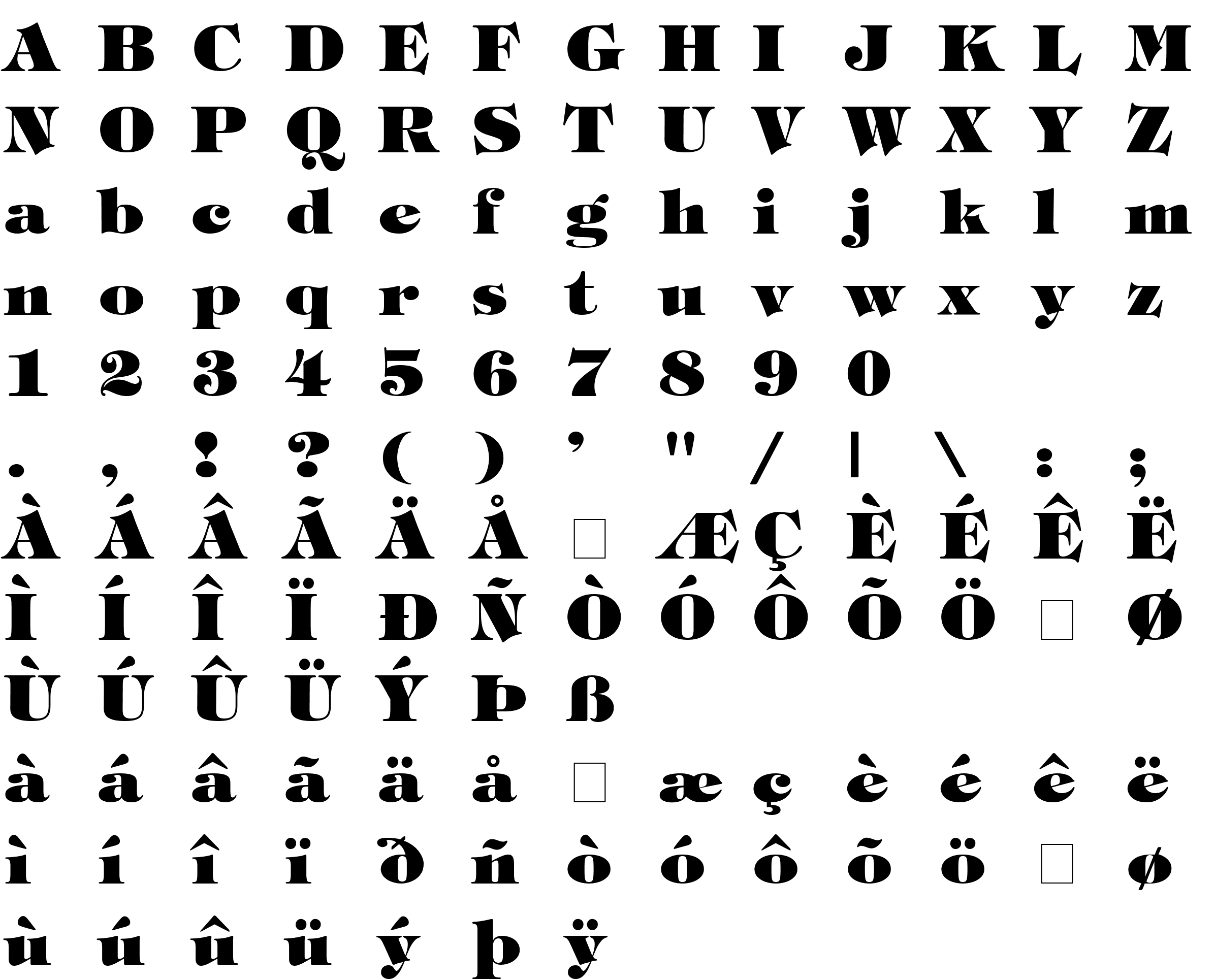 Шрифт TimpaniHeavy