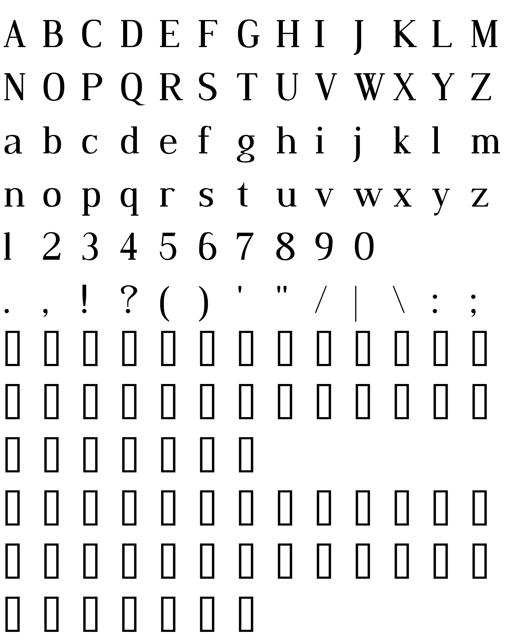 Шрифт Dustismo Roman