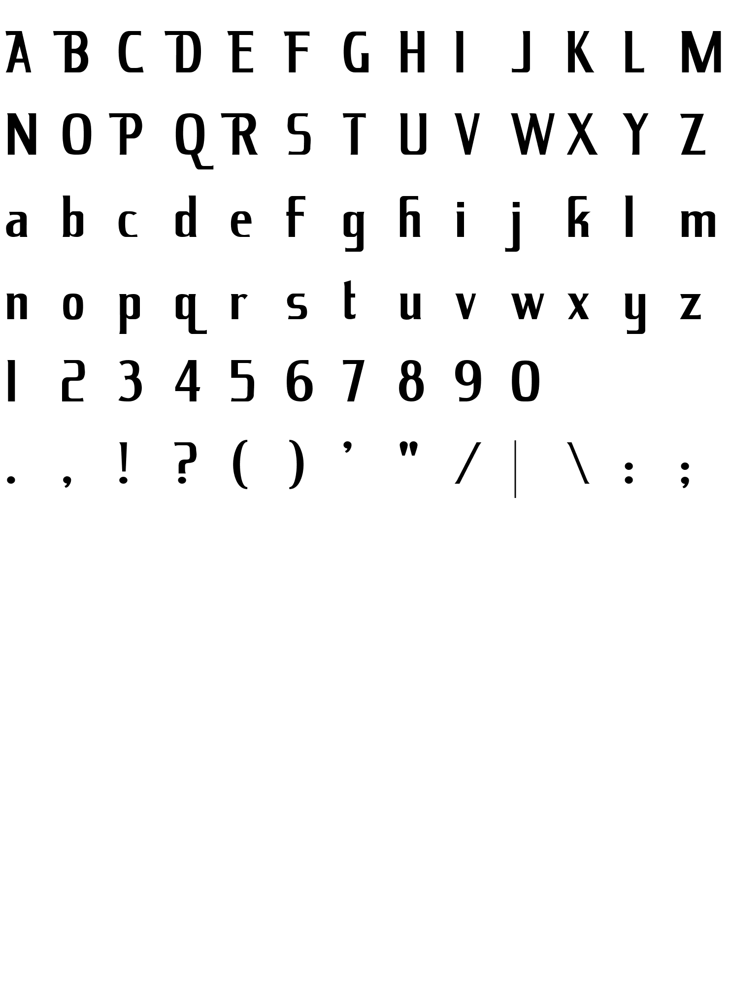 Шрифт King Richard