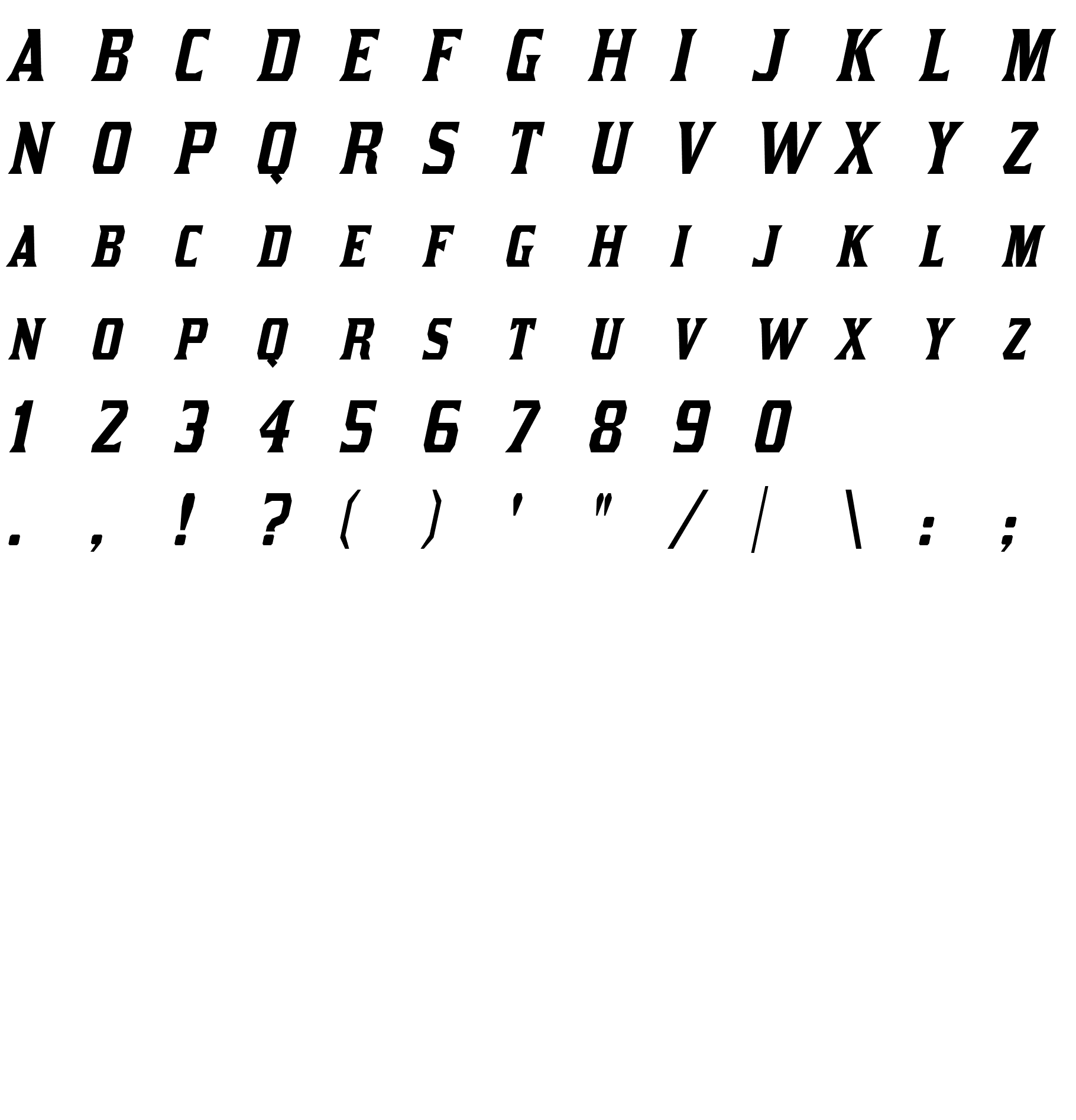 Шрифт Kirsty Italic