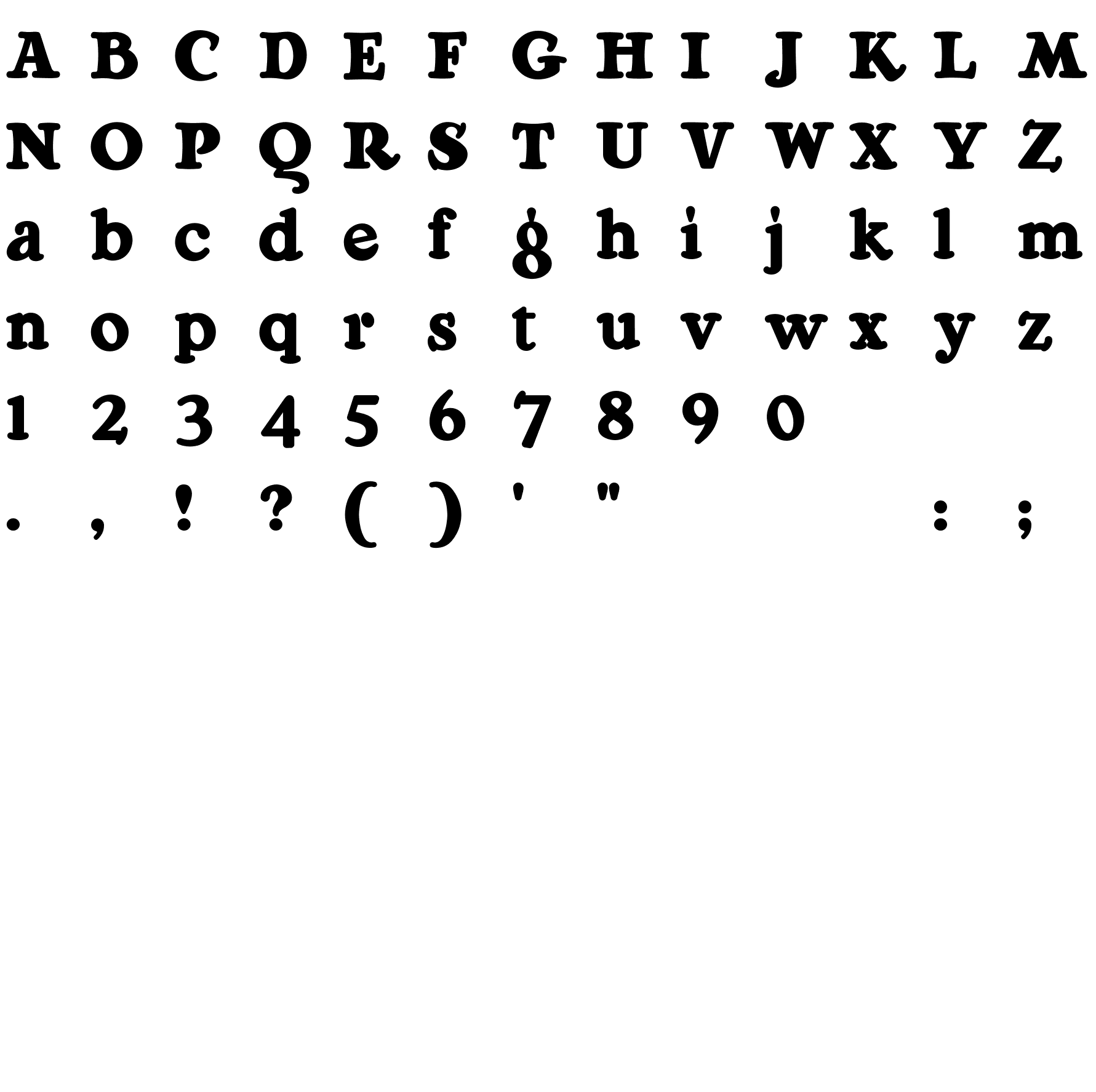 Шрифт RaggMoppRegular