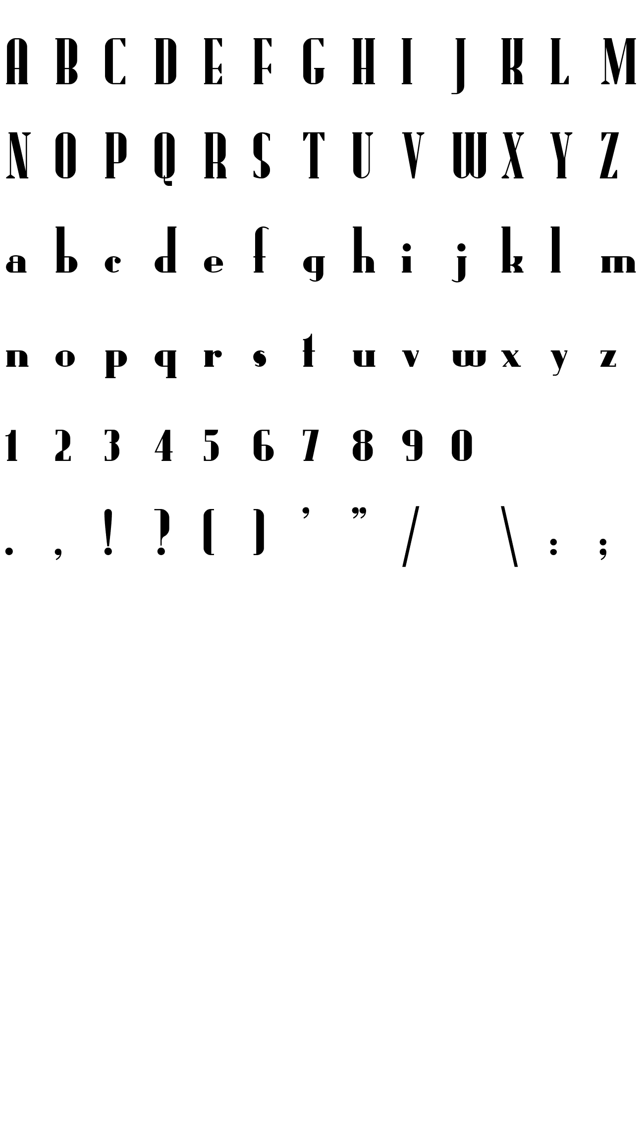 Шрифт RadioRanch