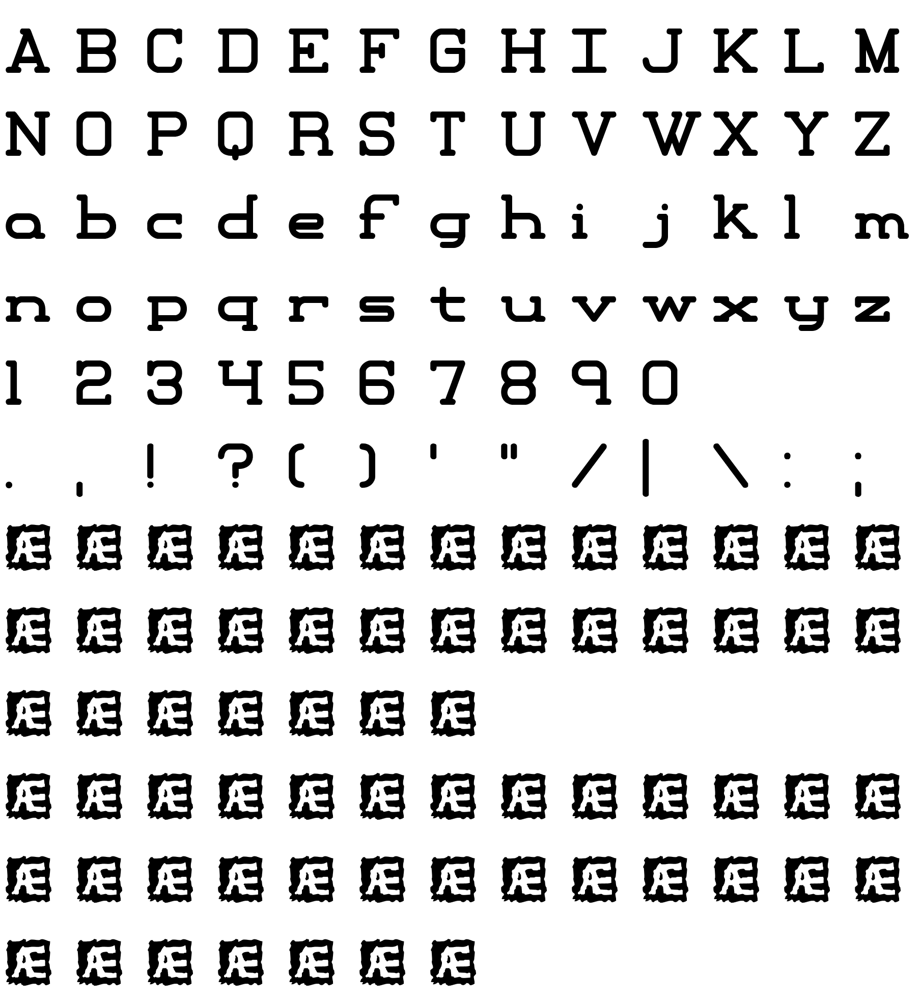 Шрифт Xipital -BRK-