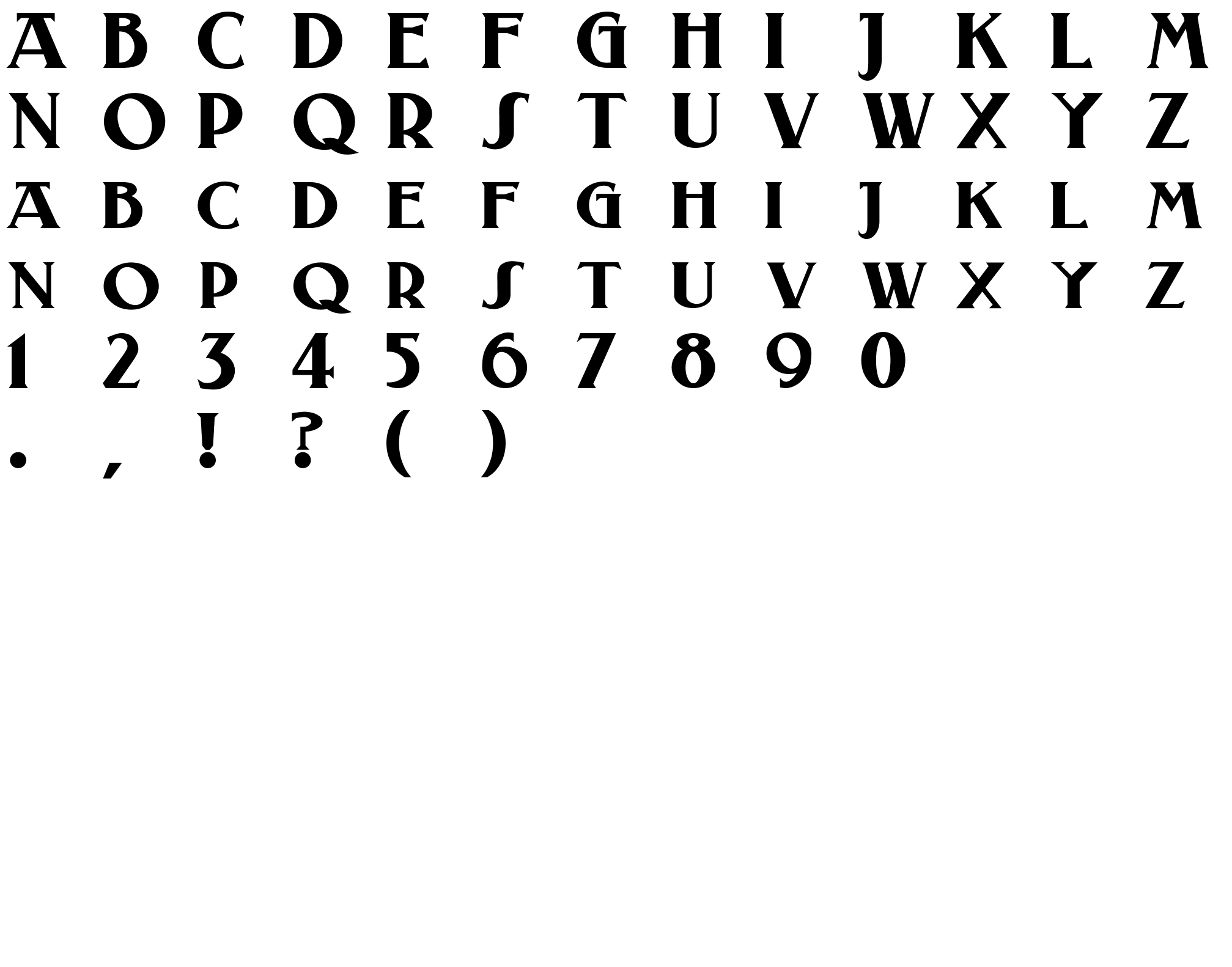 Шрифт Laconick-NormalA