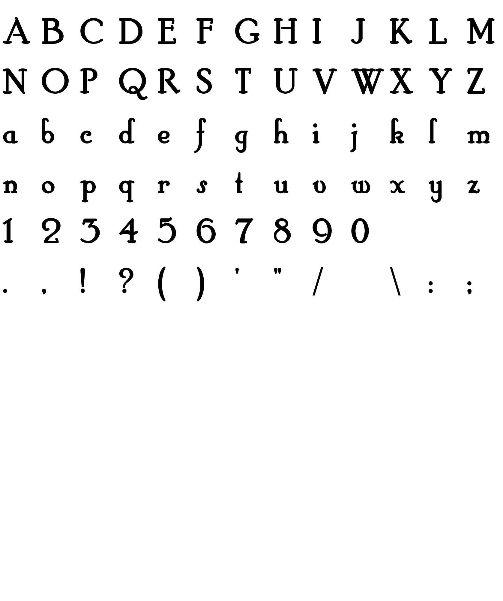 Шрифт HobbyHorse