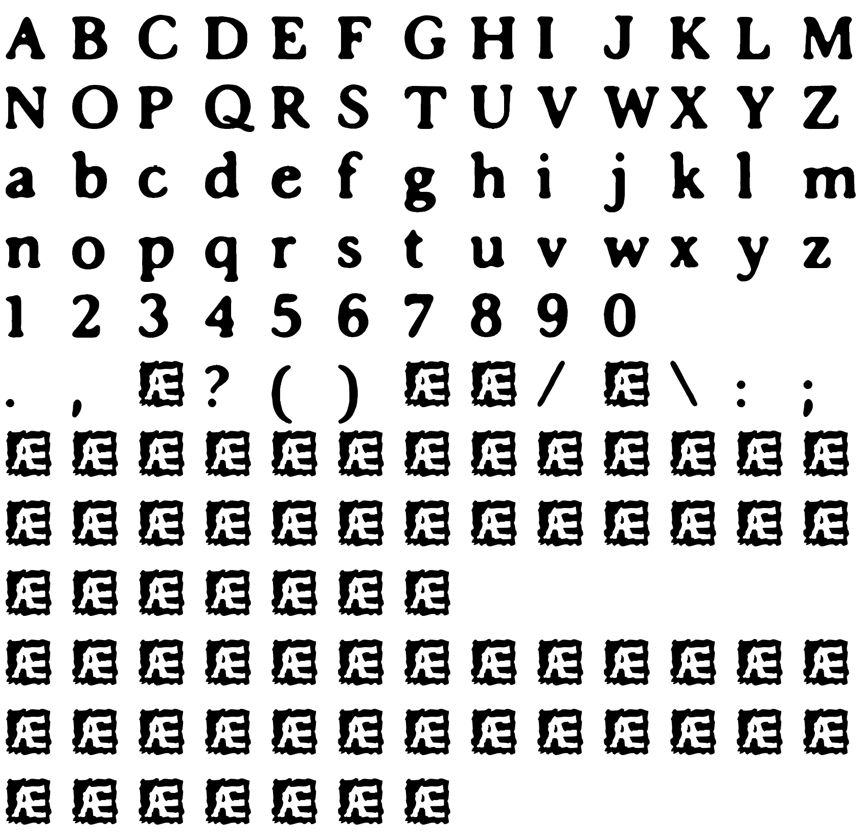 Шрифт Impossibilium (BRK)