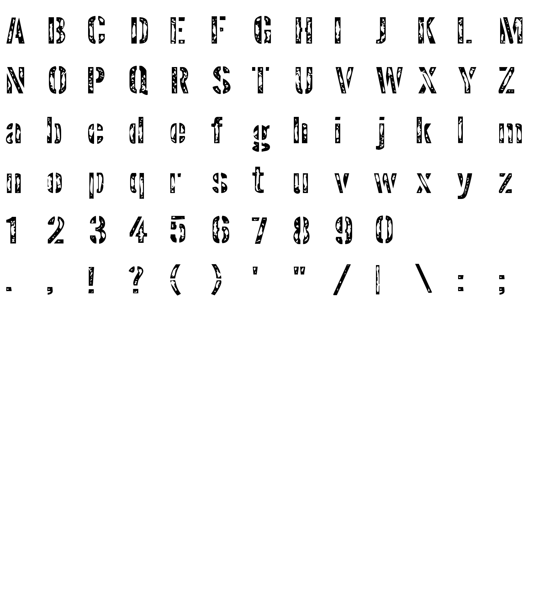 Шрифт Interplanetary Crap