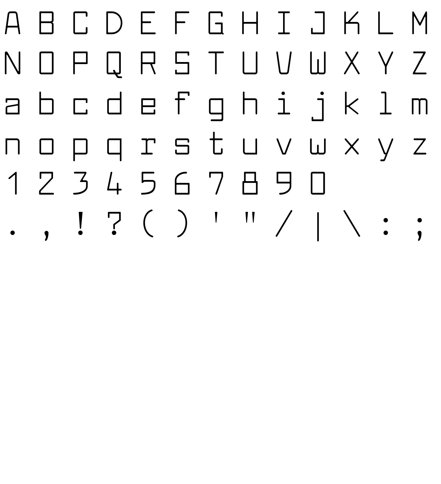 Шрифт Larabiefont Free