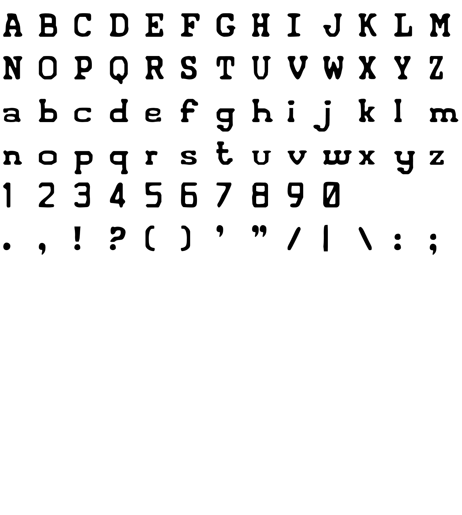 Шрифт Iconified