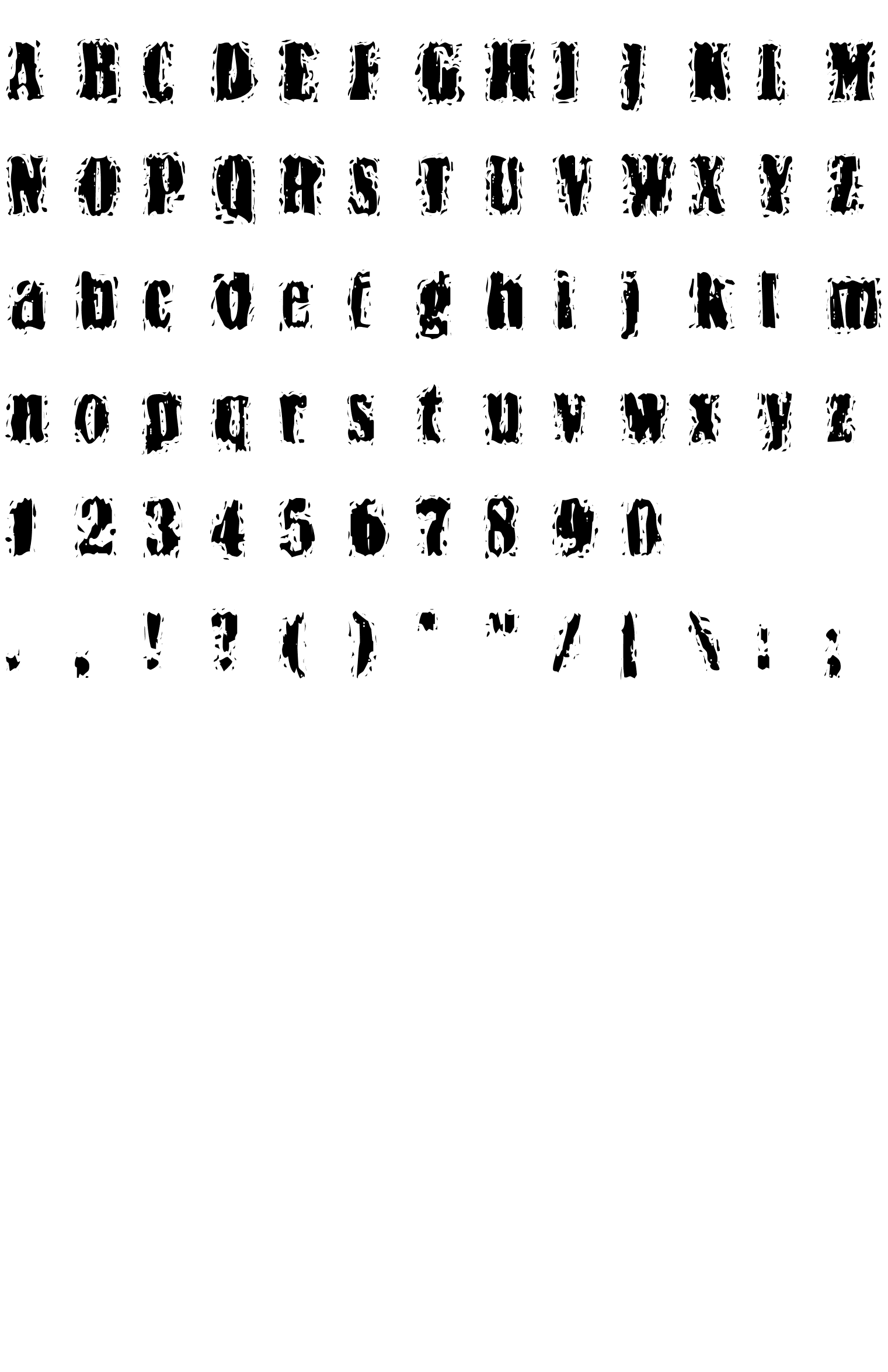 Шрифт BN-Yiftach Rough