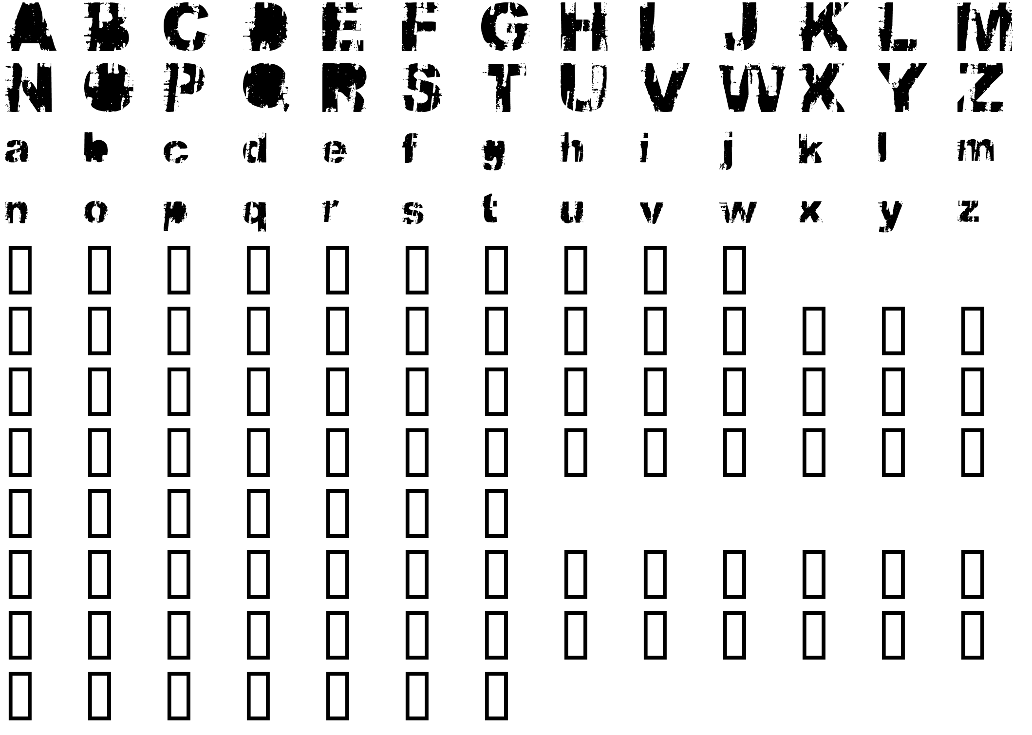 Шрифт BBQcow moo