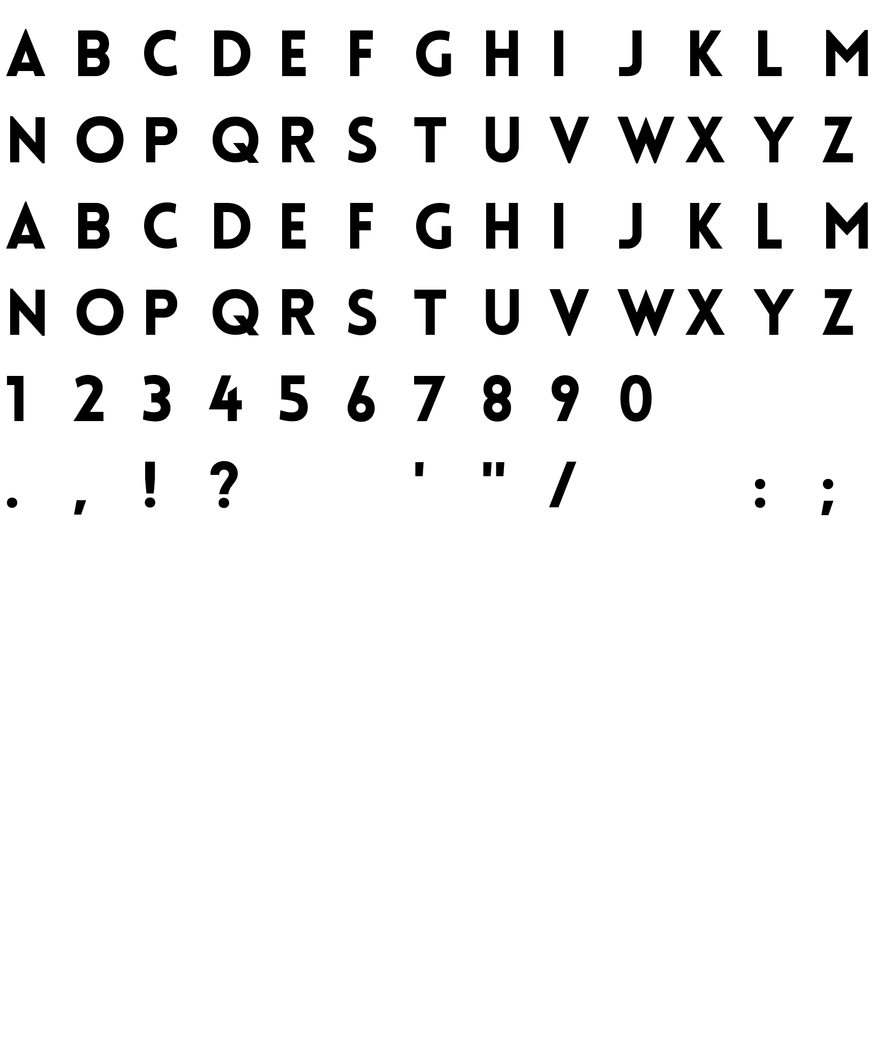 Шрифт Lovelo-Black