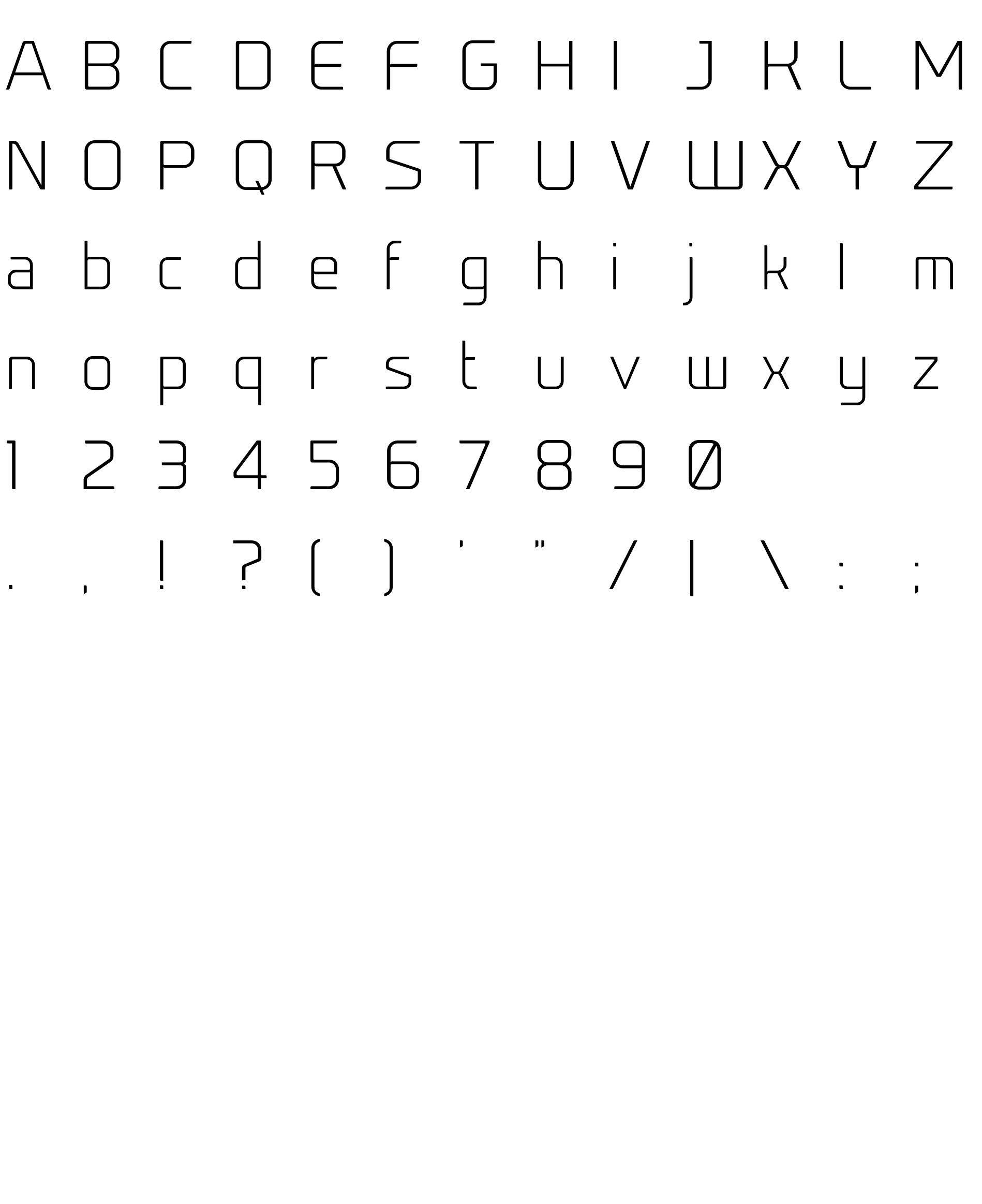 Шрифт Prime-Light