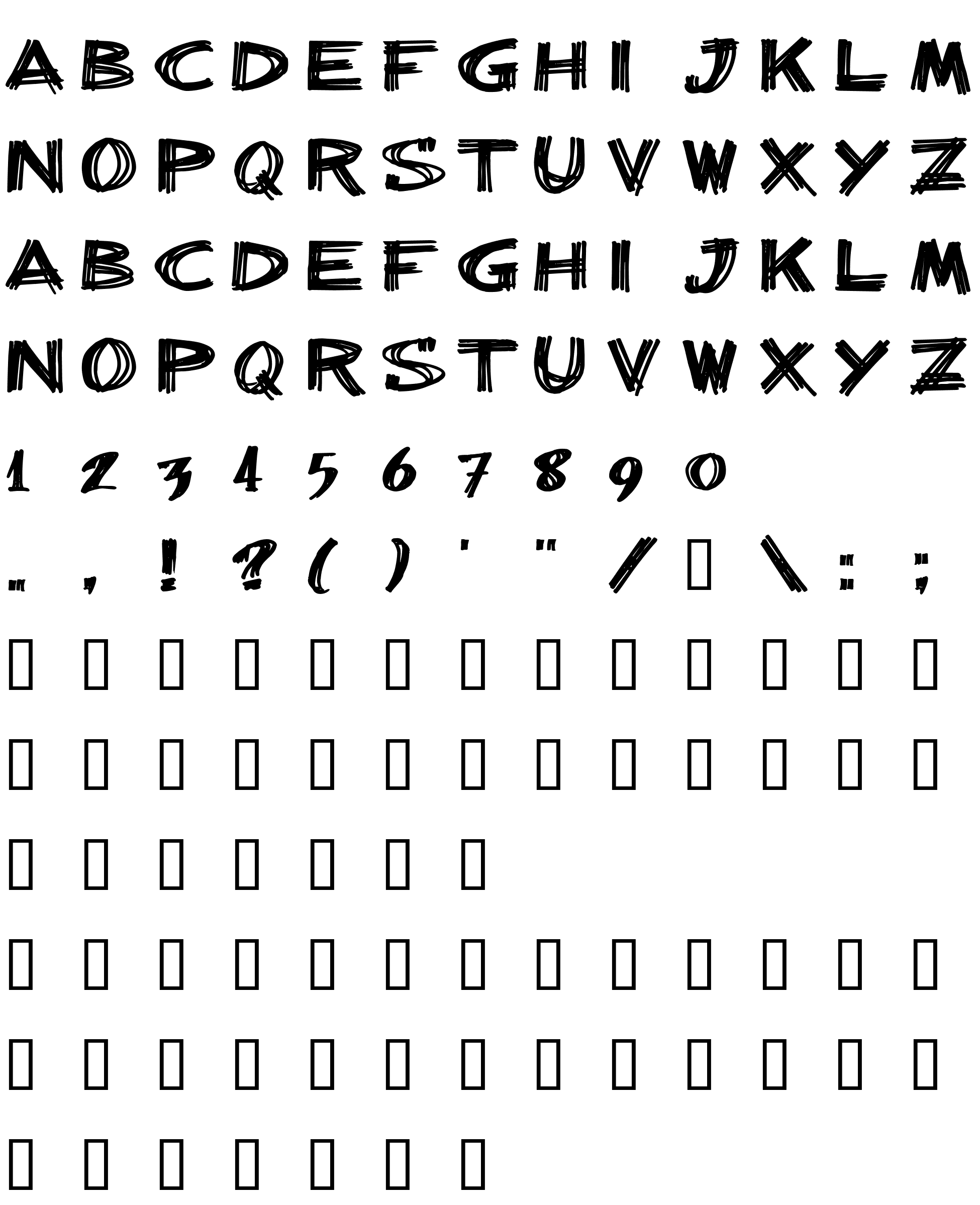 Шрифт billieBarred