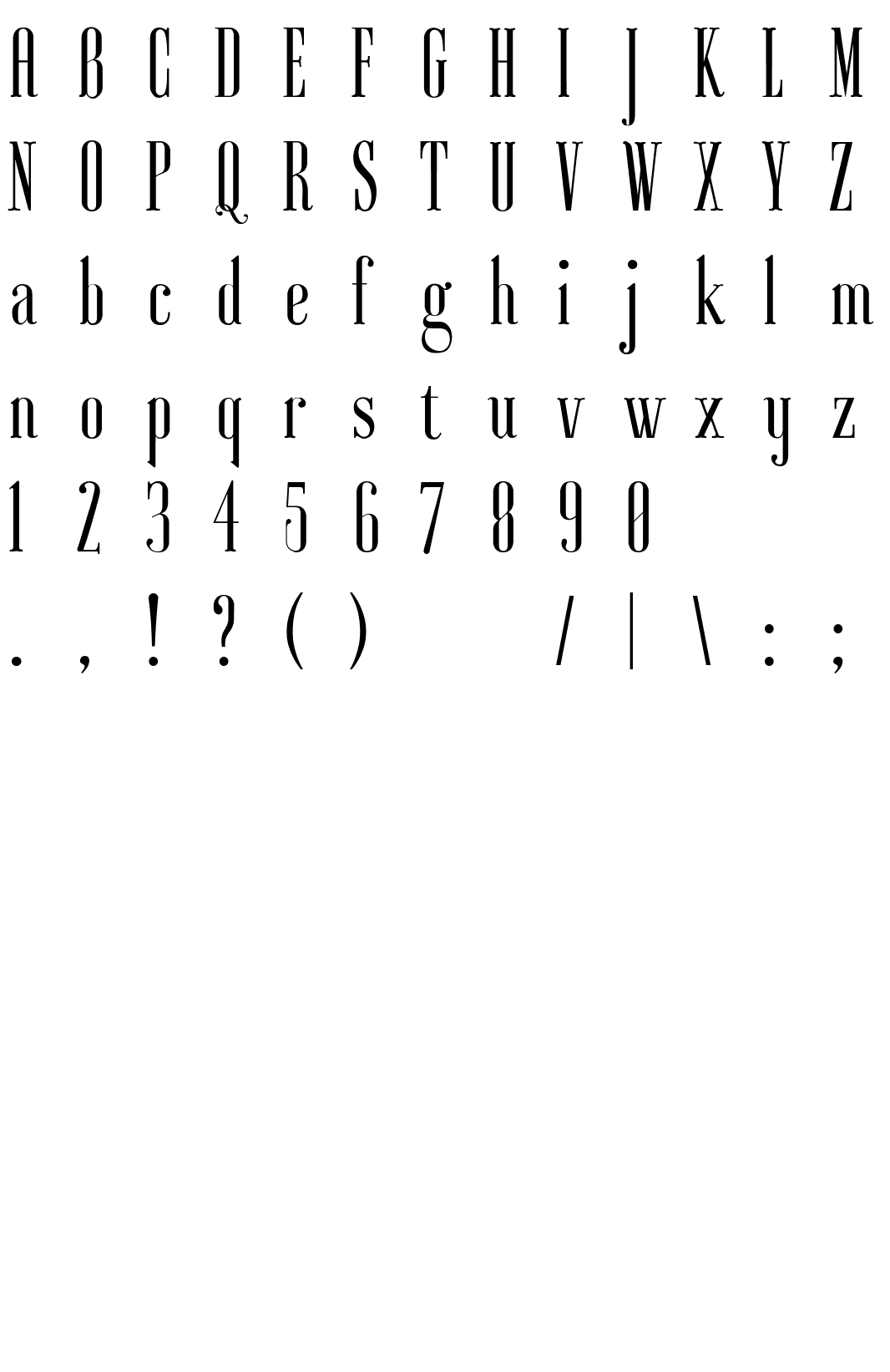 Шрифт AyresRegular