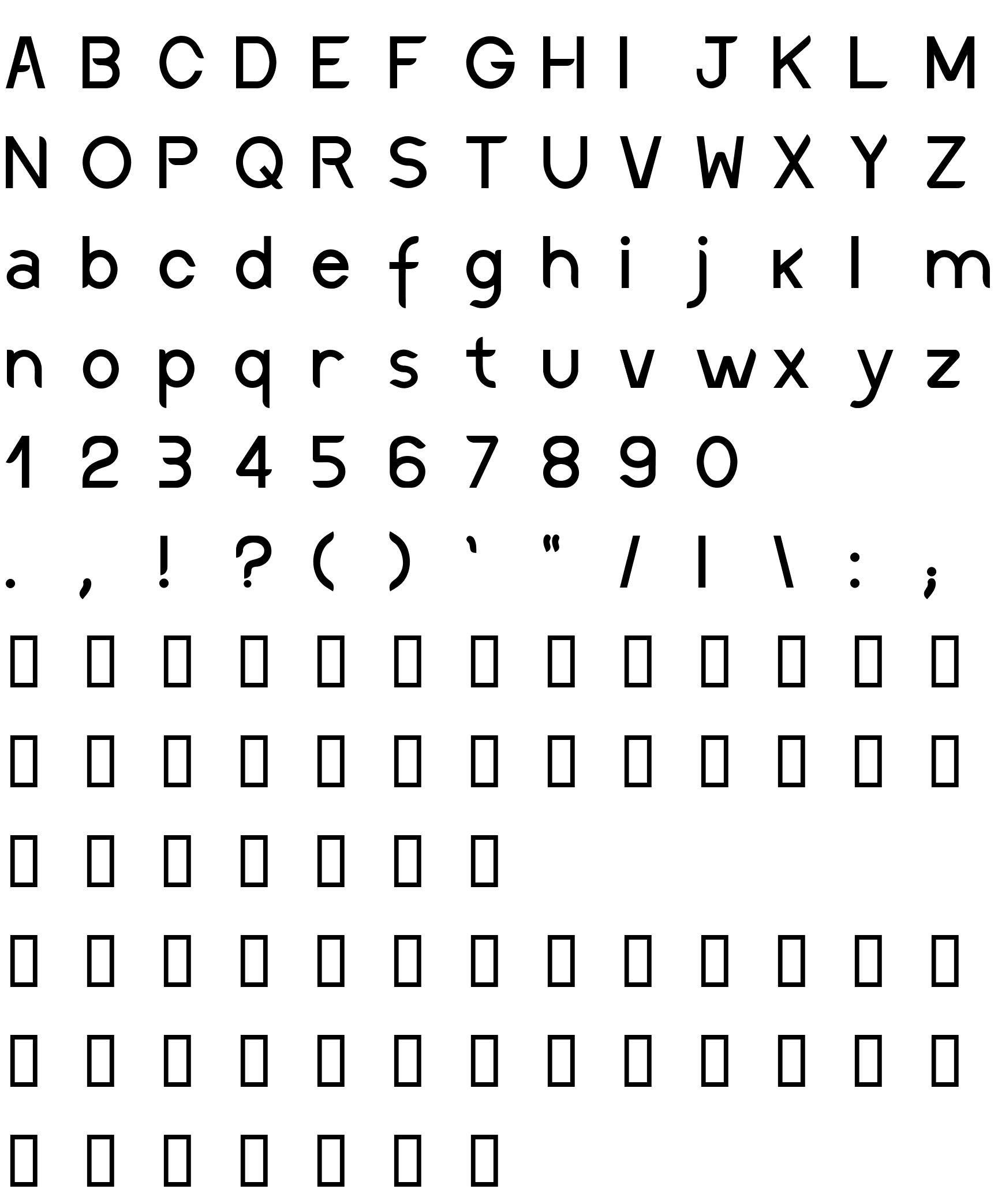 Шрифт Discreet Regular