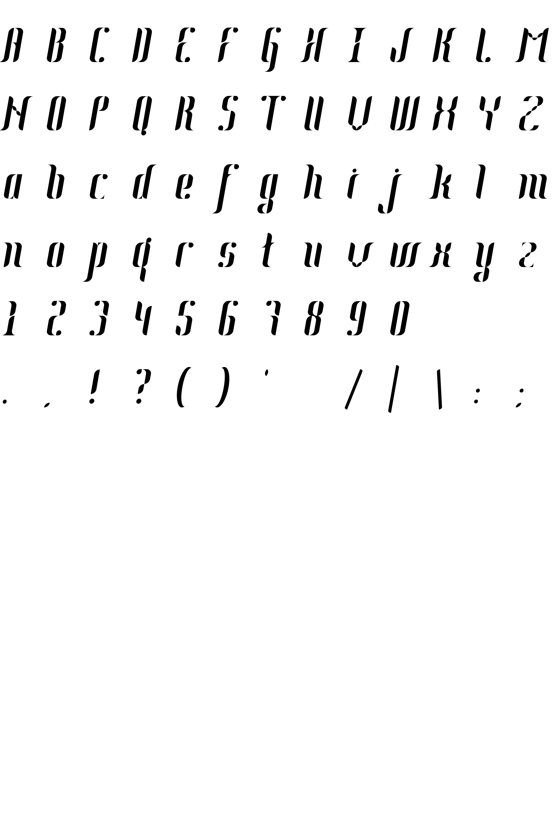 Шрифт Johanna Italic