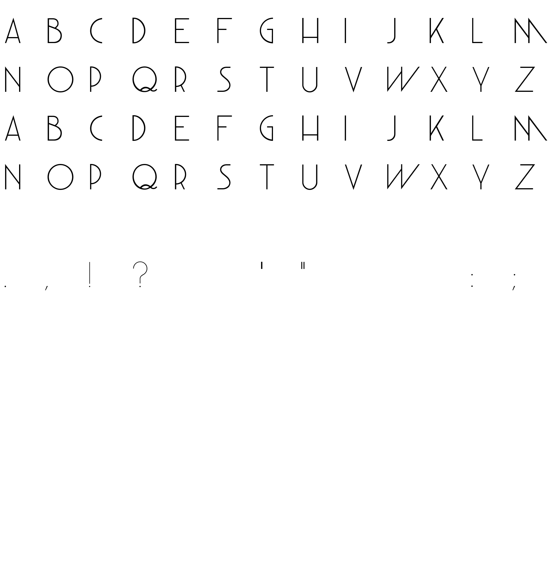 Шрифт DecoNeue-Light