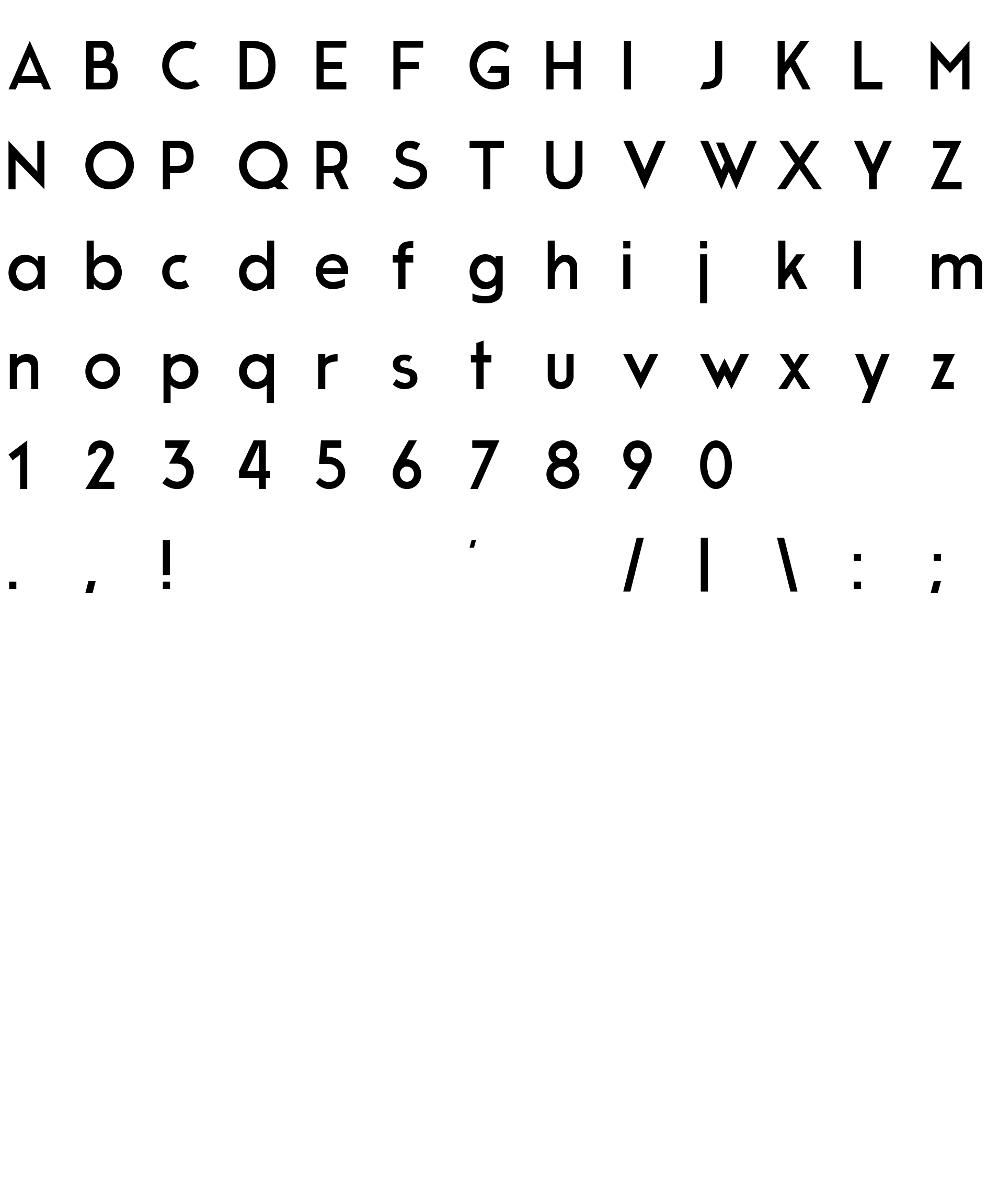 Шрифт Modern Grotesk