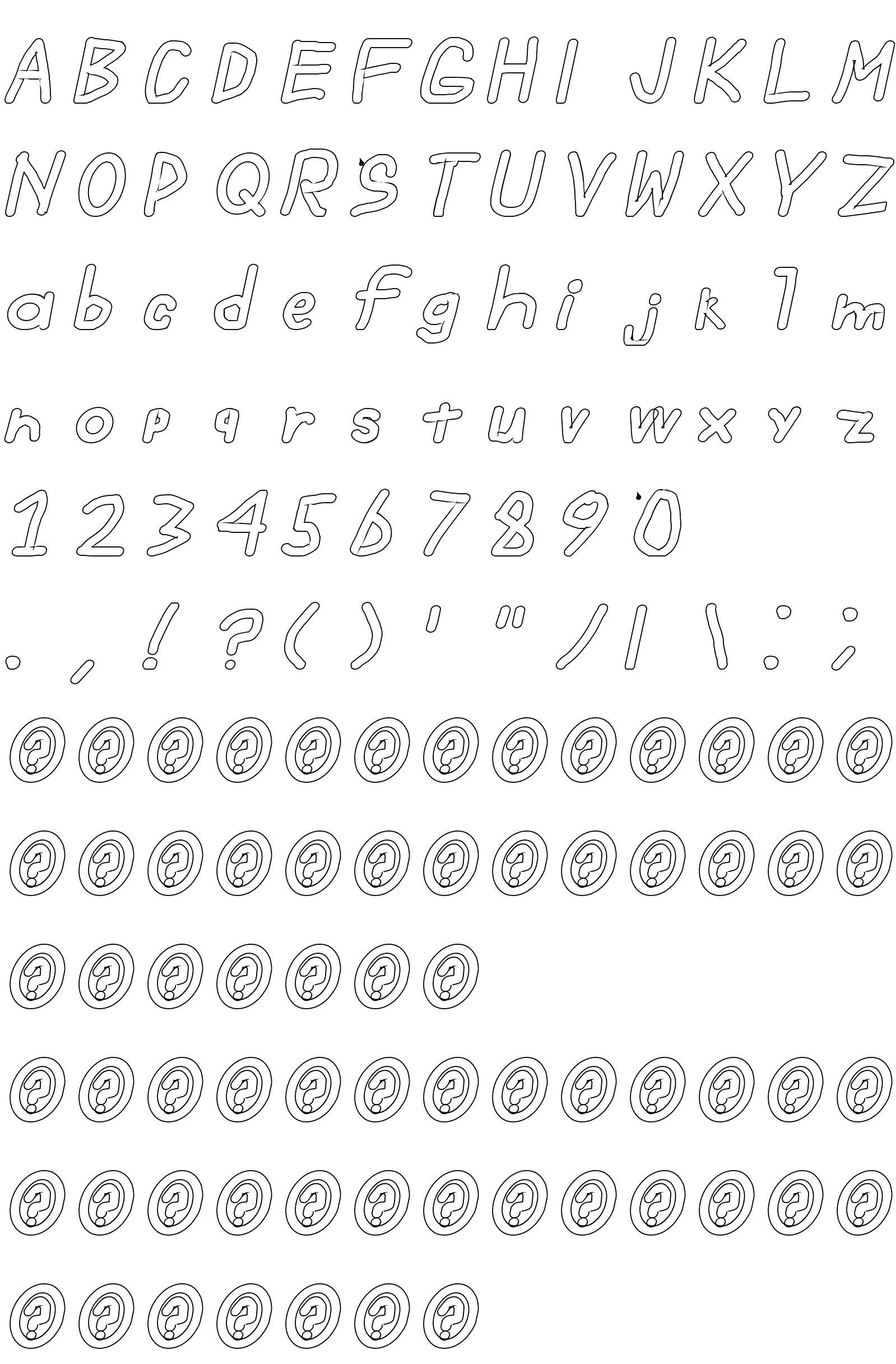 Шрифт Font 1