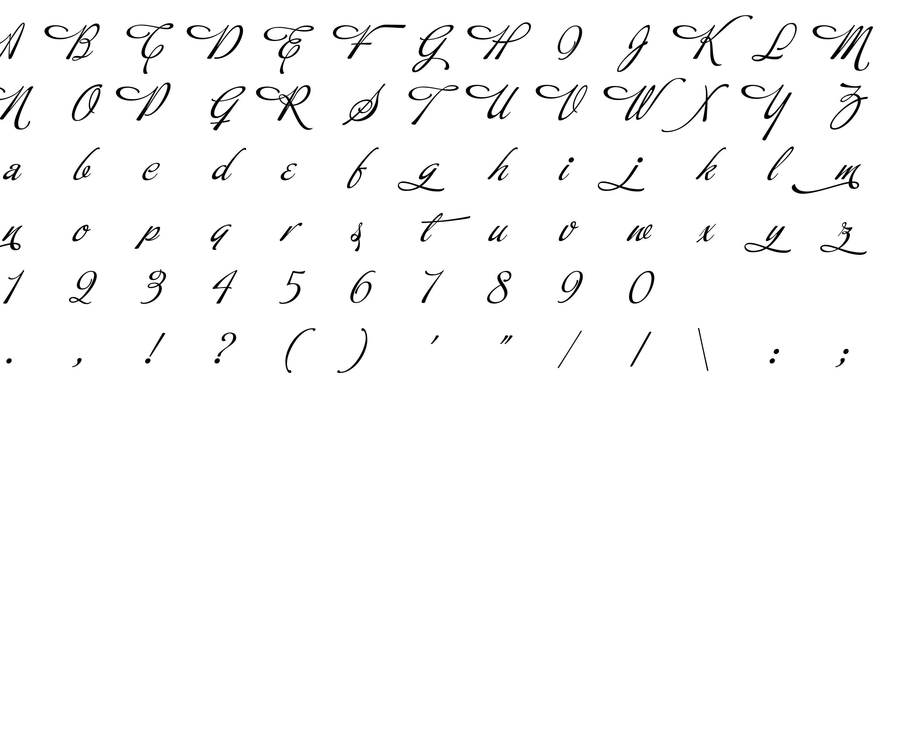 Шрифт Buffet Script