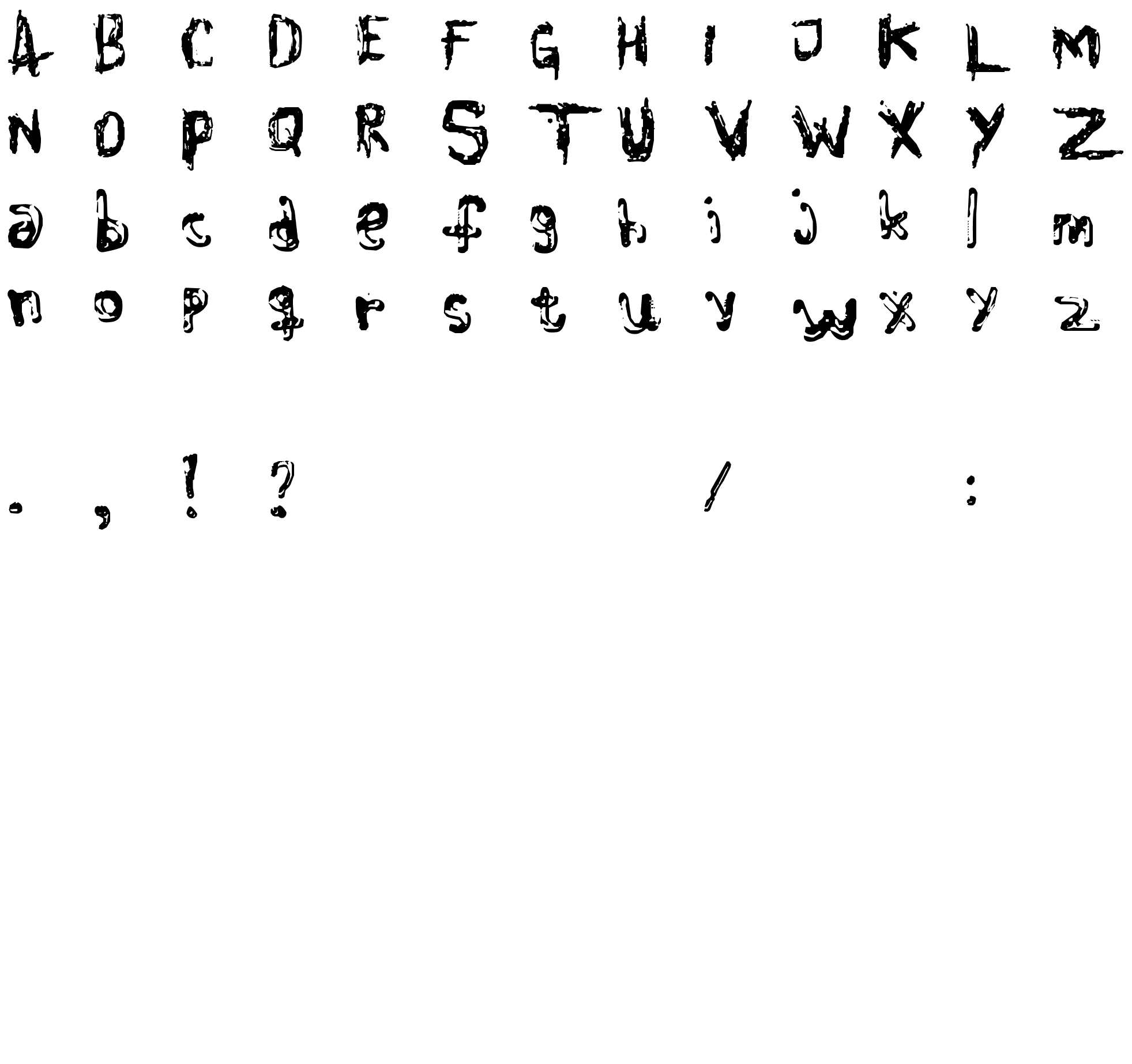 Шрифт ColourBlind