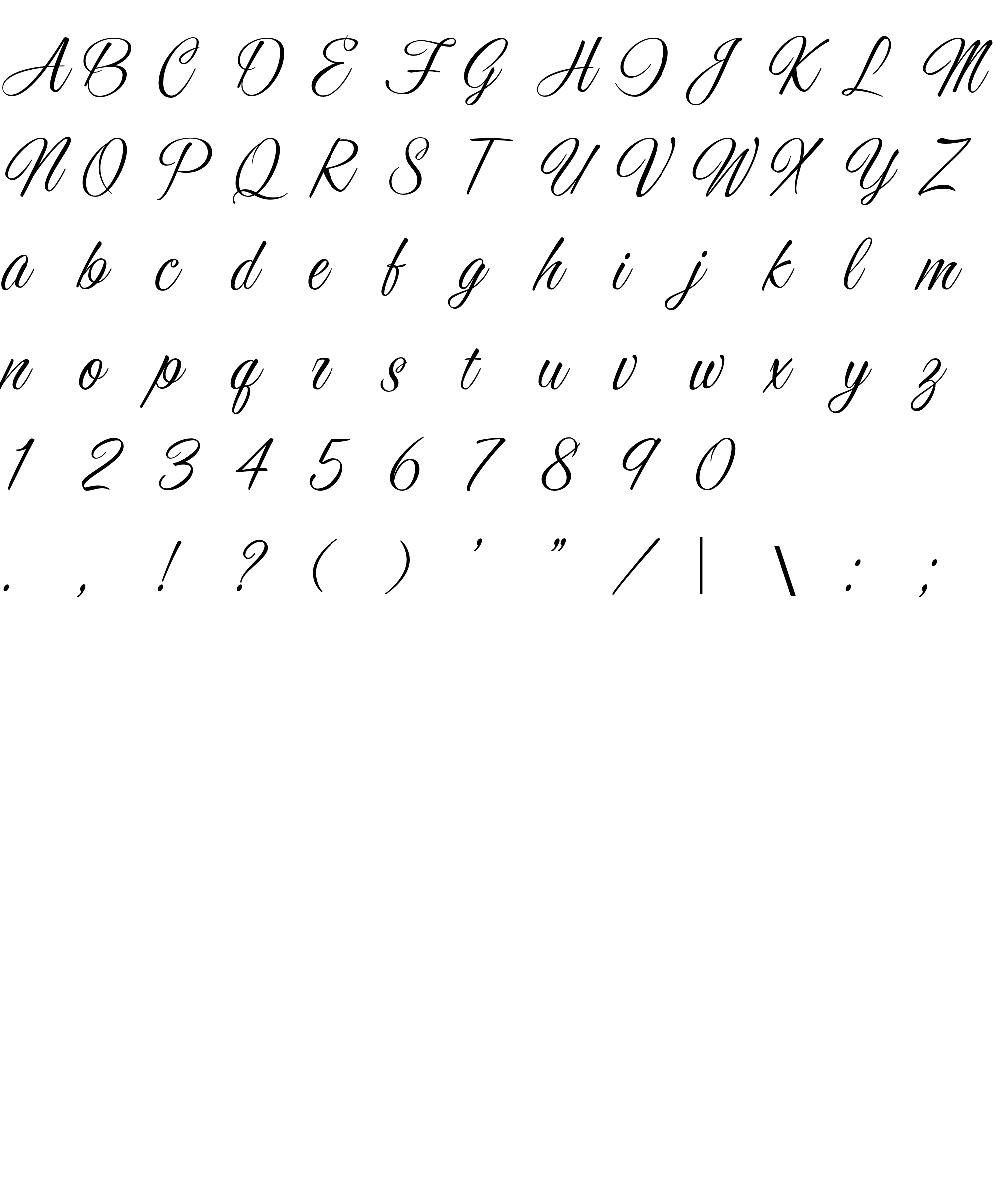 Шрифт SunsetStripJF