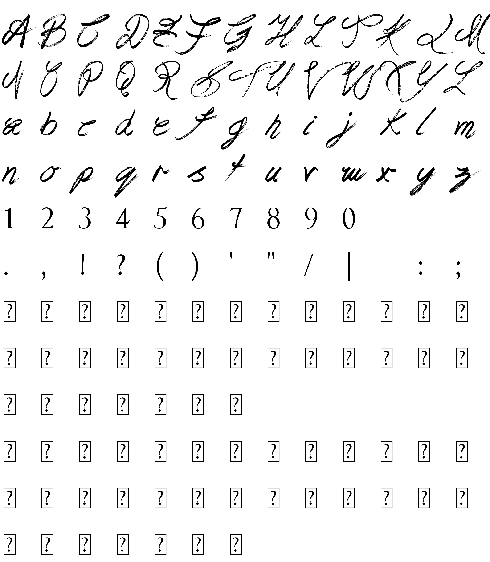 Шрифт Praying Angel