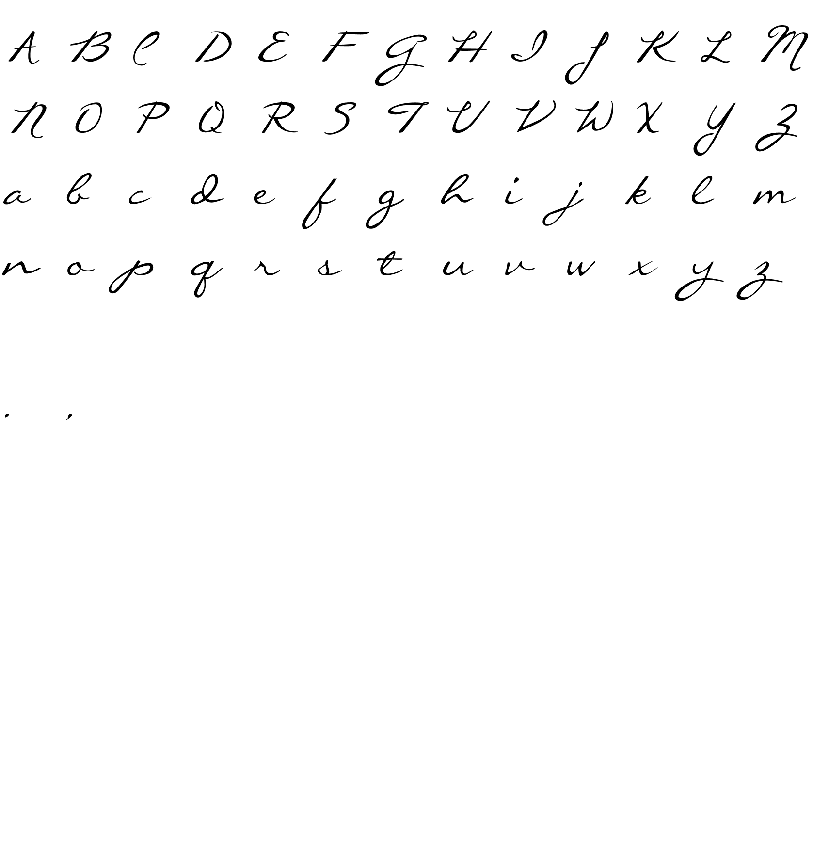 Шрифт CallieHand