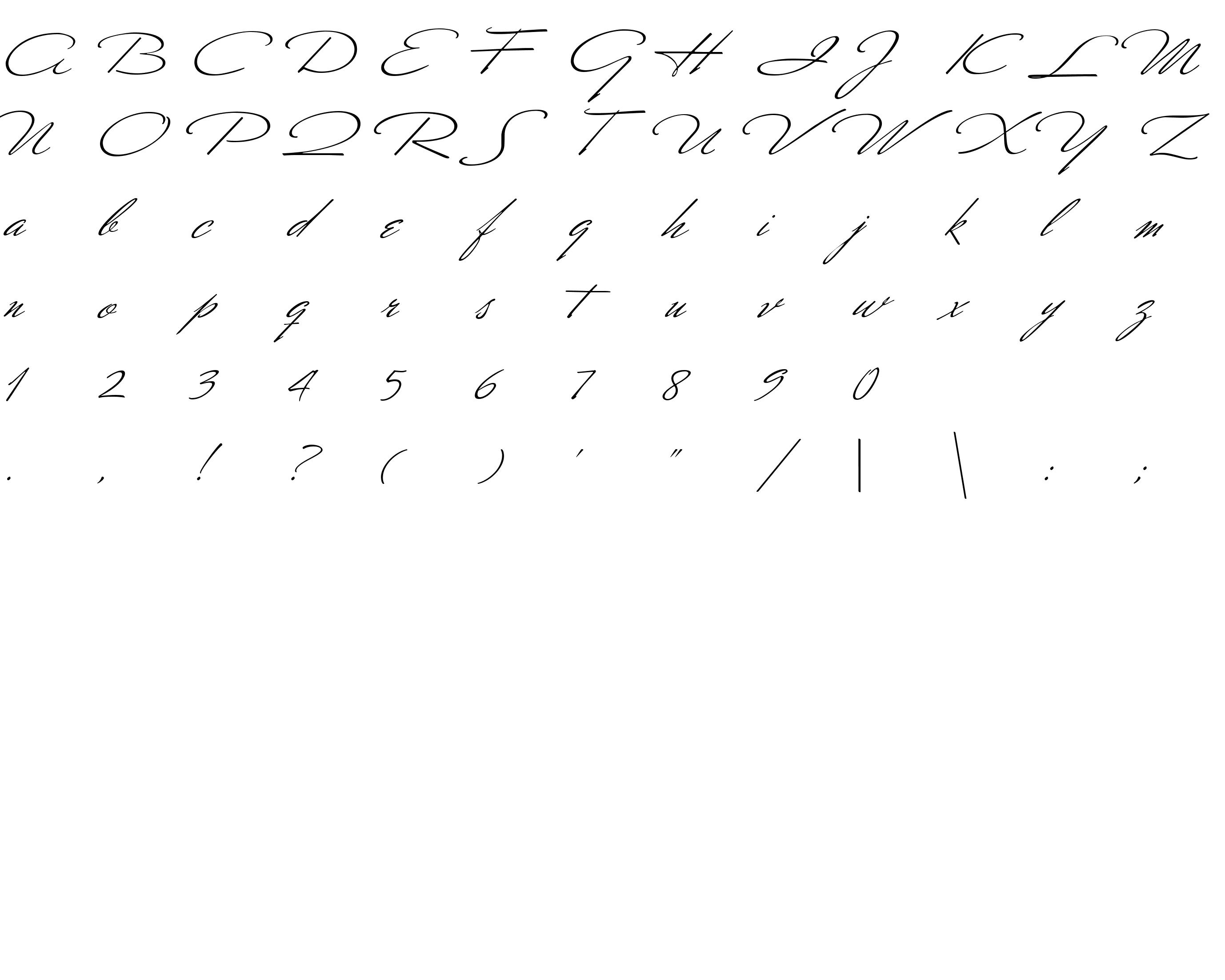 Шрифт Mr Canfields