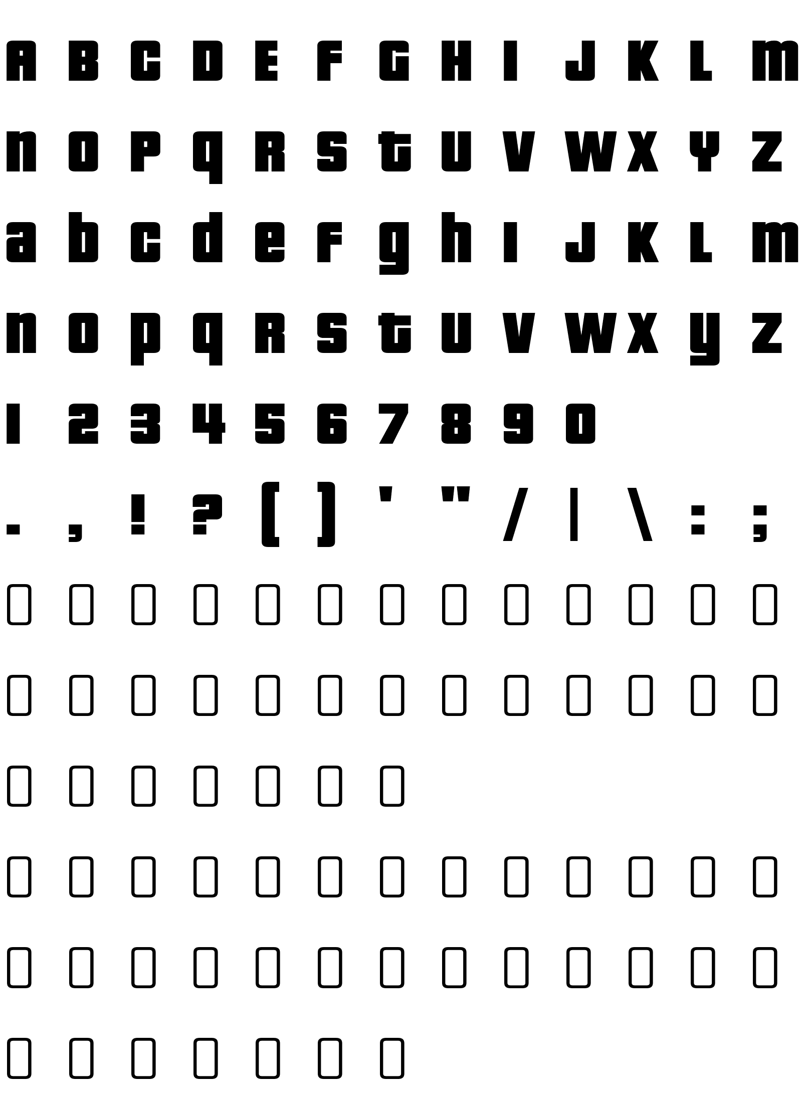 Шрифт PricedownBl-Regular