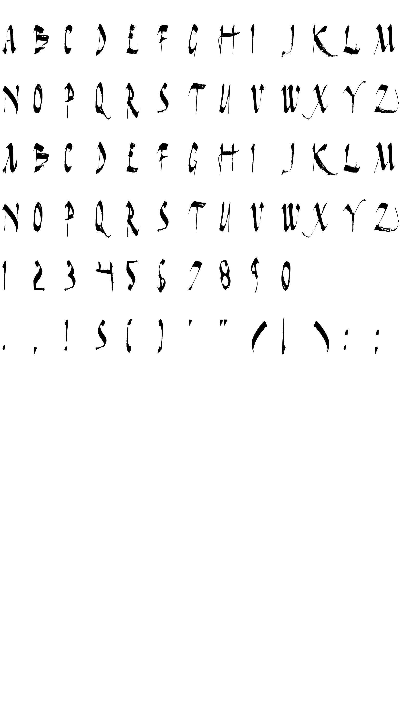 Шрифт Dark Horse Condensed